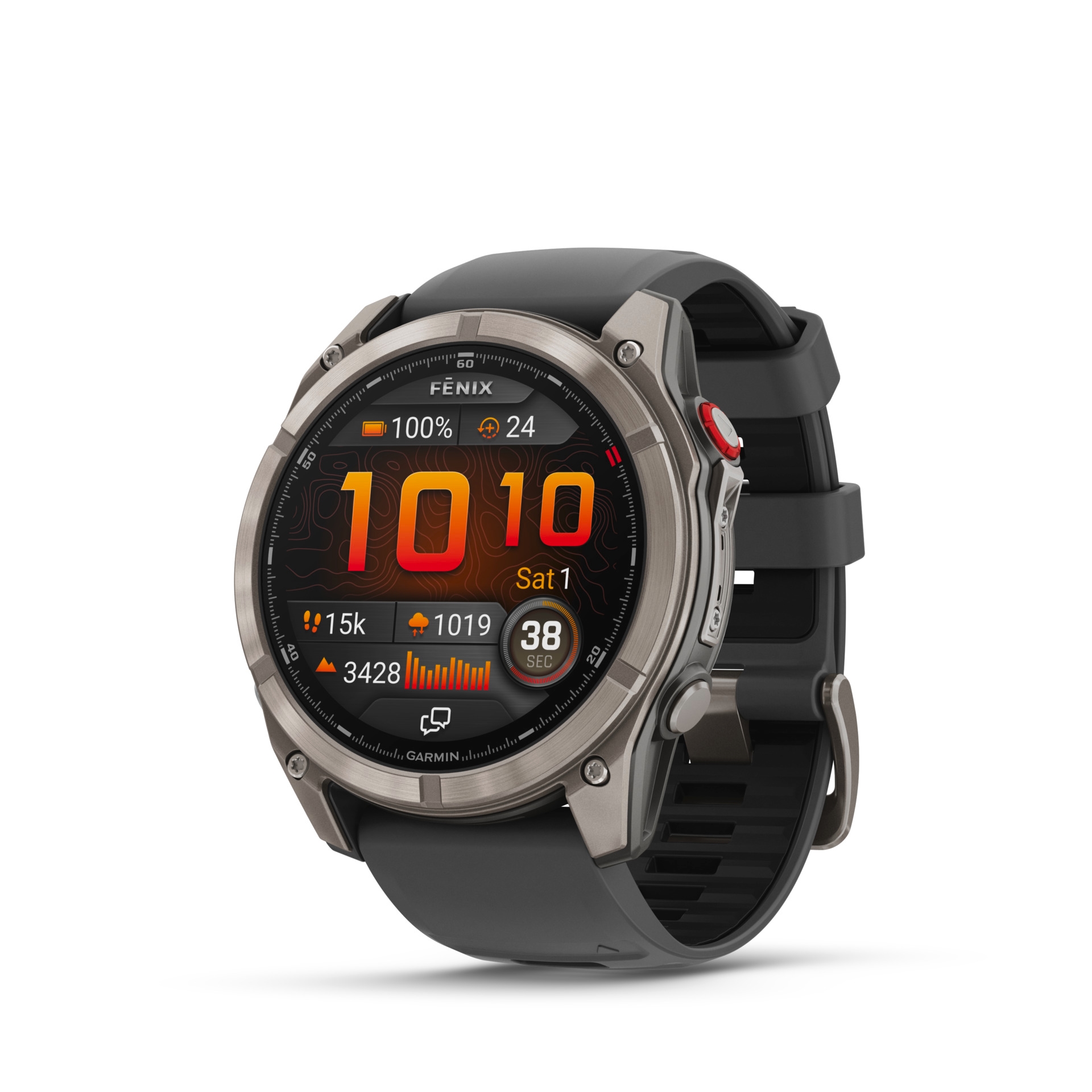 Garmin Smartwatch »FENIX 8 Pro - 51 mm smarte Premium Multisport GPS-Uhr«, (3,556 cm / 1,4 Zoll), 32,00 GB