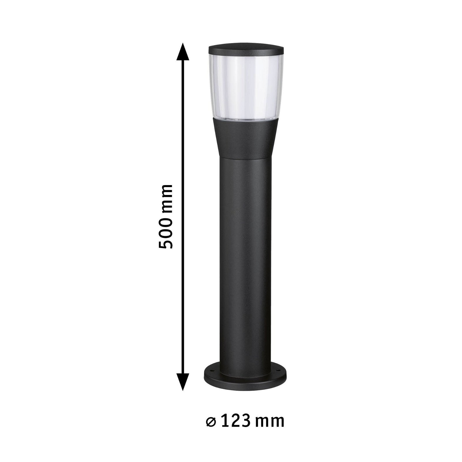 Paulmann LED Pollerleuchte »Bako IP44 500mm max. 20W 230V Anthrazit E14 Aluminium«, 1 flammig, Leuchtmittel E14 | ohne Leuchtmittel, seewasserresistent