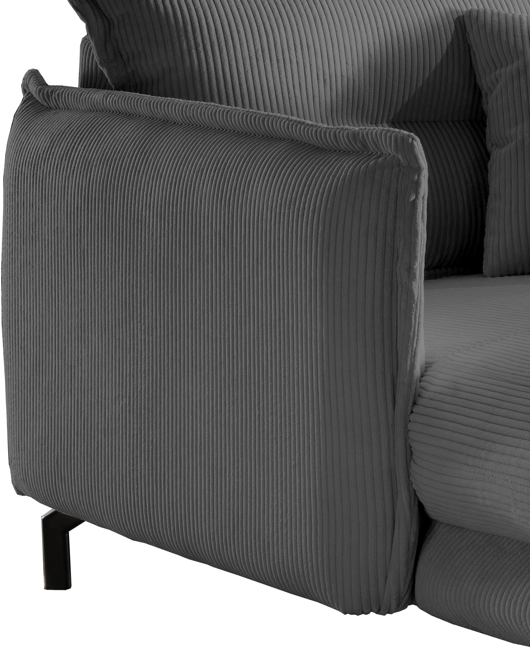 Home affaire Relaxsessel »Lazio modern und bequem, schmale Armlehnen, tolle Detailverarbeitung« zwei verschiedene Fußfarben wählbar