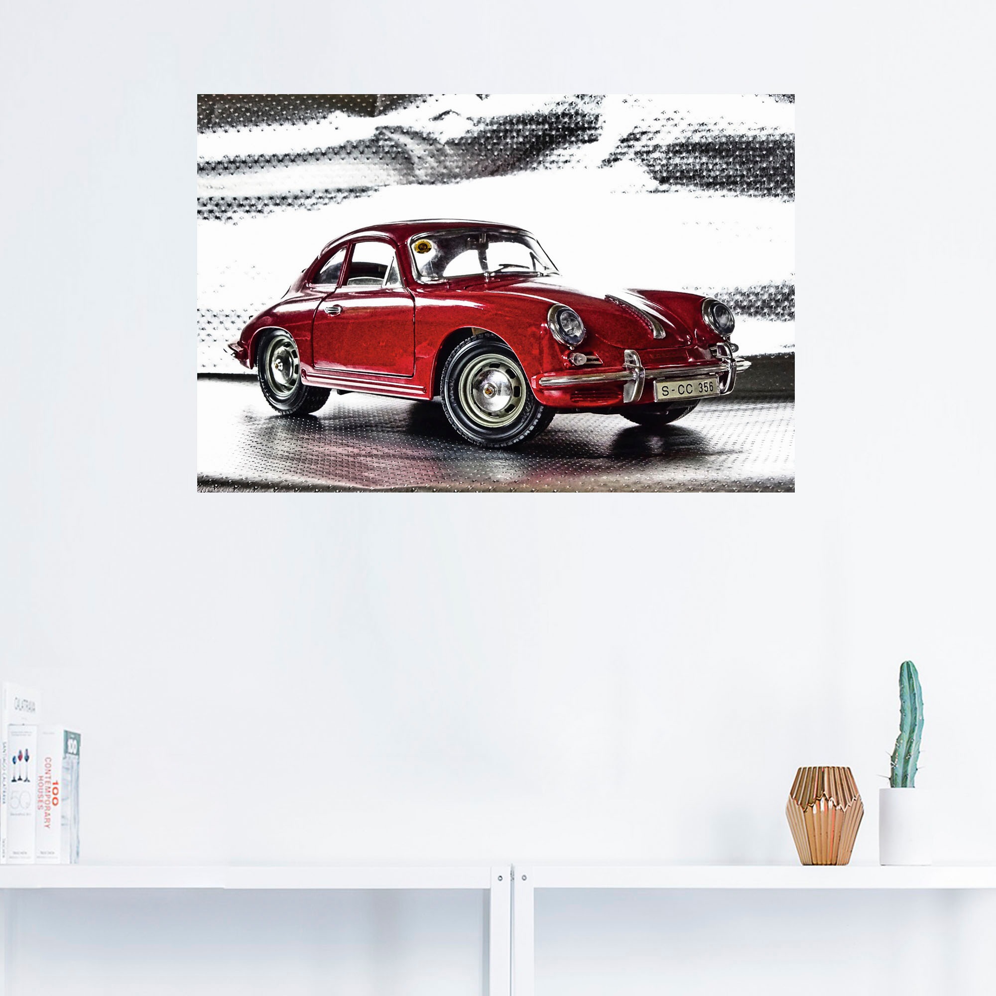 Artland Wandbild »Klassiker - Der Porsche 356«, Auto, (1 St.), als Alubild, Outdoorbild, Leinwandbild, Poster, Wandaufkleber