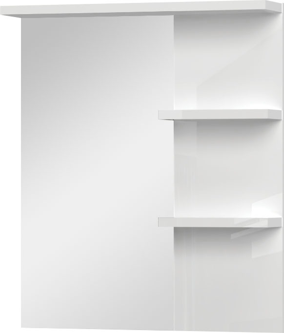 OTTO home Wandspiegel "Piano" UV-lackiert, mit Ablagen, HxB: 89x76cm günstig online kaufen