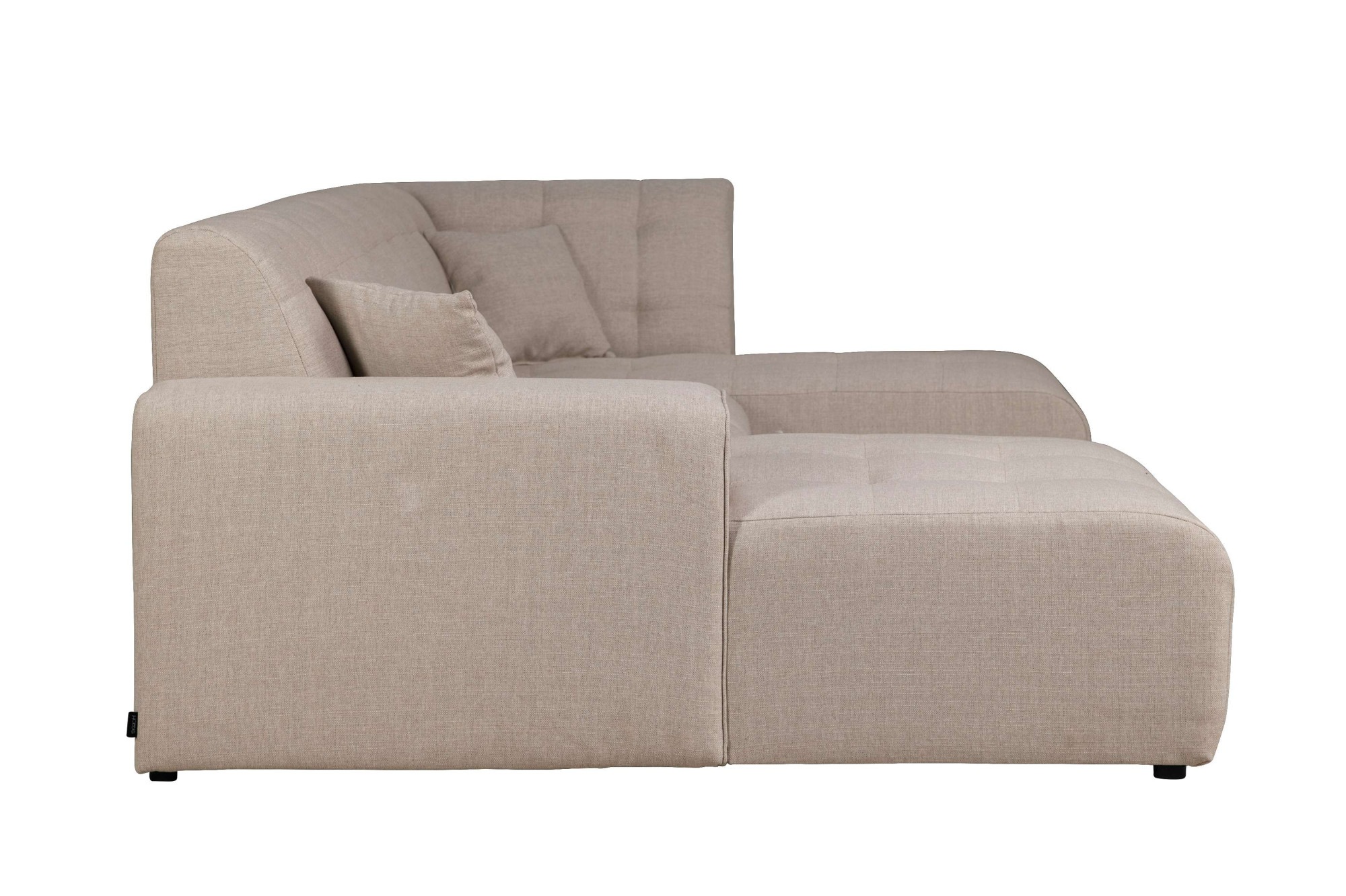 Home affaire Wohnlandschaft »Nosia U-Form«, incl. 2 Zierkissen, mit feiner Steppung