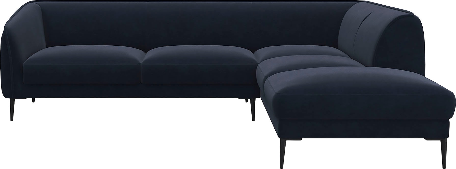 FLEXLUX Ecksofa »Belle Designsofa, L-Form, B/T 268/209 cm«, Skandinavisches günstig online kaufen