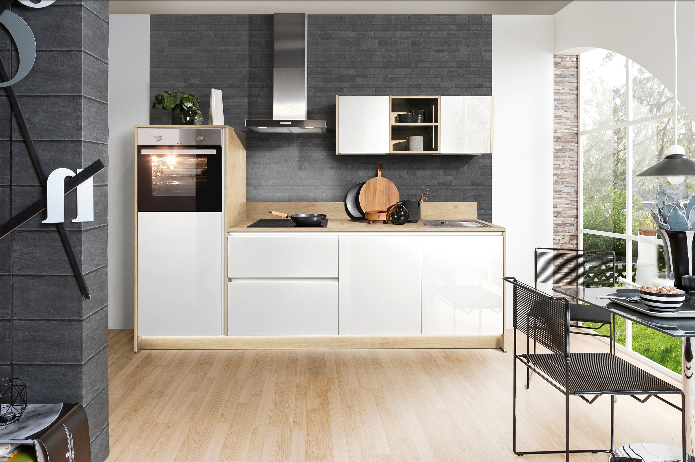 KOCHSTATION Küche »KS-Sakura, vormontiert, mit Vollauszügen und höhenverste günstig online kaufen