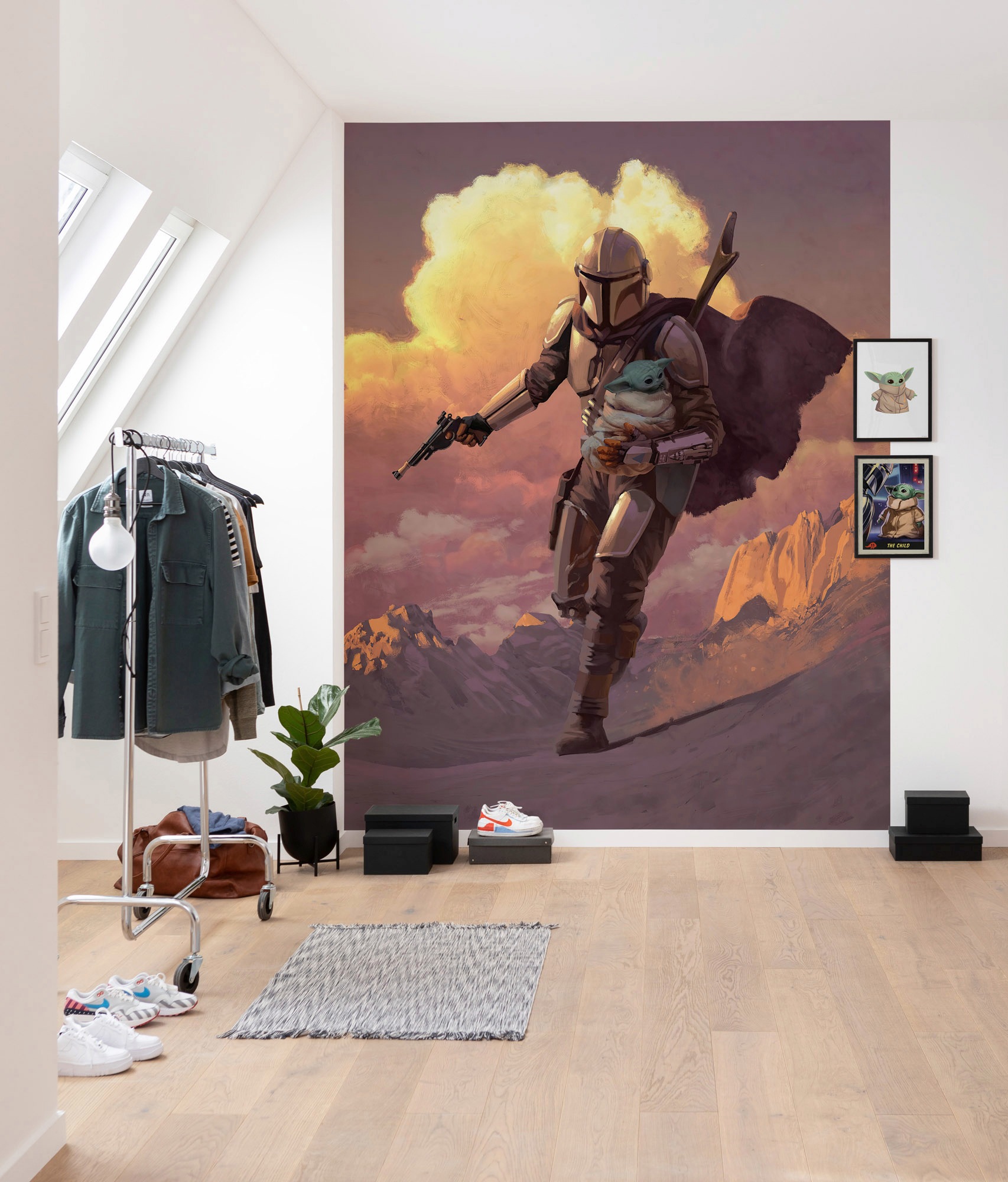 Komar Vliestapete »Mandalorian Escape«, 200x280 cm (Breite x Höhe) günstig online kaufen