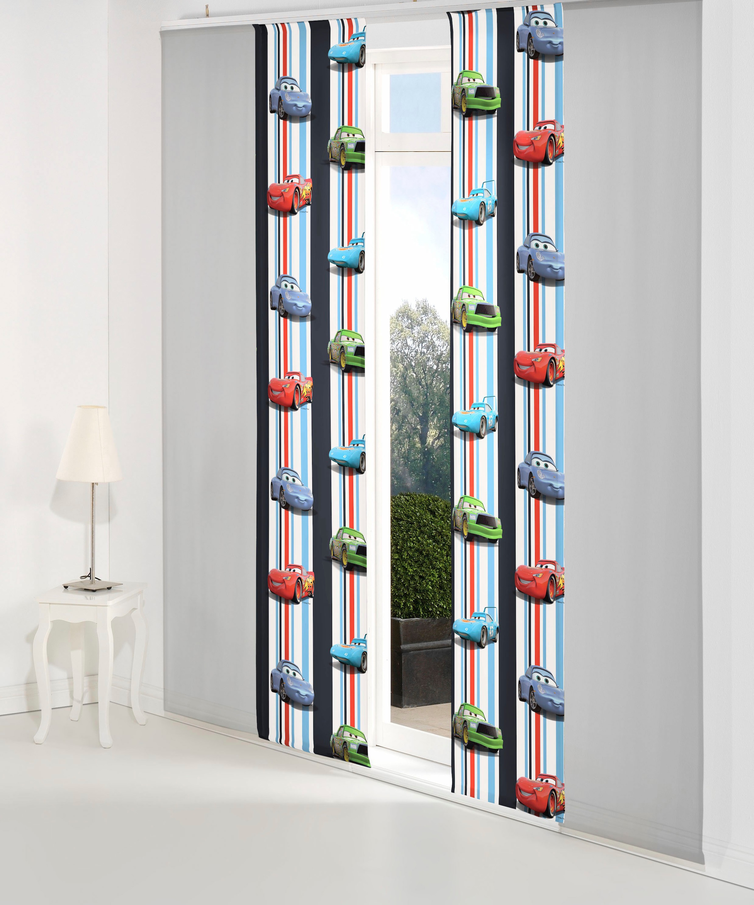 Wirth Schiebegardine »Cars Stripes« Paneelwagen 1 Stk. tlg. Walt Disney günstig online kaufen