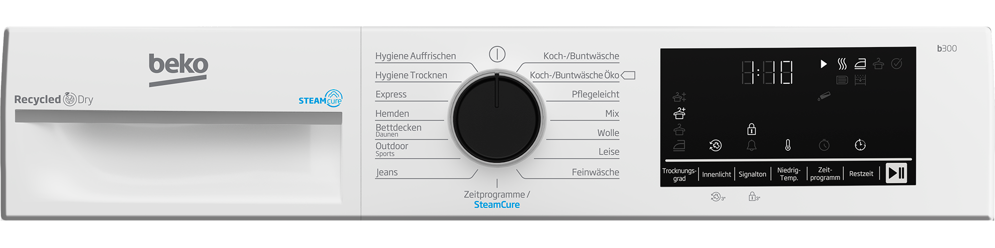 BEKO Kondenstrockner »B3T3249S« Wärmepumpentechnologie
