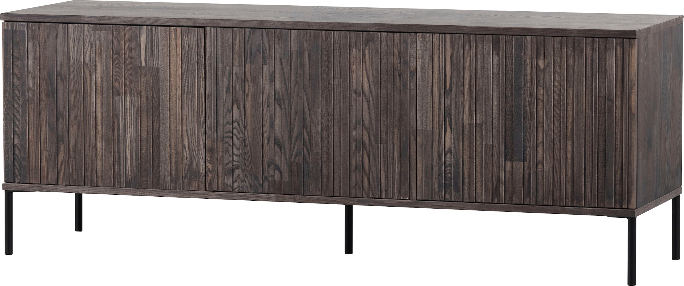 WOOOD Sideboard »New Gravure, TV-Kommode, Breite 100 cm oder 150 cm«, Kommode Höhe 56 cm, mit grafischen Relieftüren, viel Stauraum