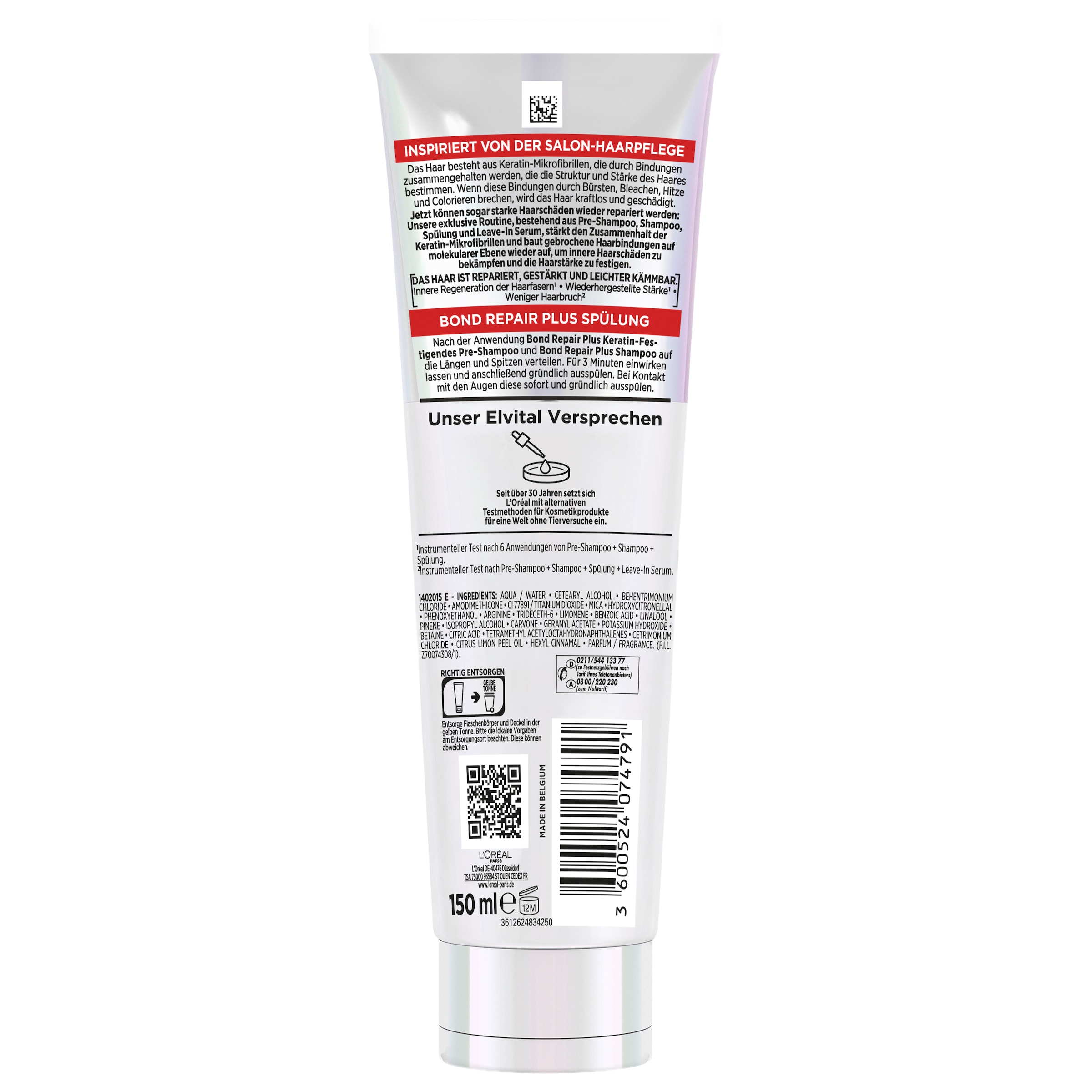 L'ORÉAL PARIS Haarspülung »L'Oréal Paris Elvital Bond Repair Spülung«