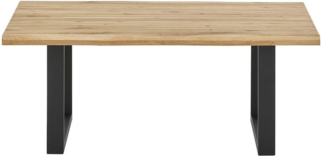 MCA furniture Couchtisch »HAVANNA Wohnzimmertisch«, Tischplatte 36mm aufgedoppelt, Baumkanten-Optik, Belastbarkeit 30 kg