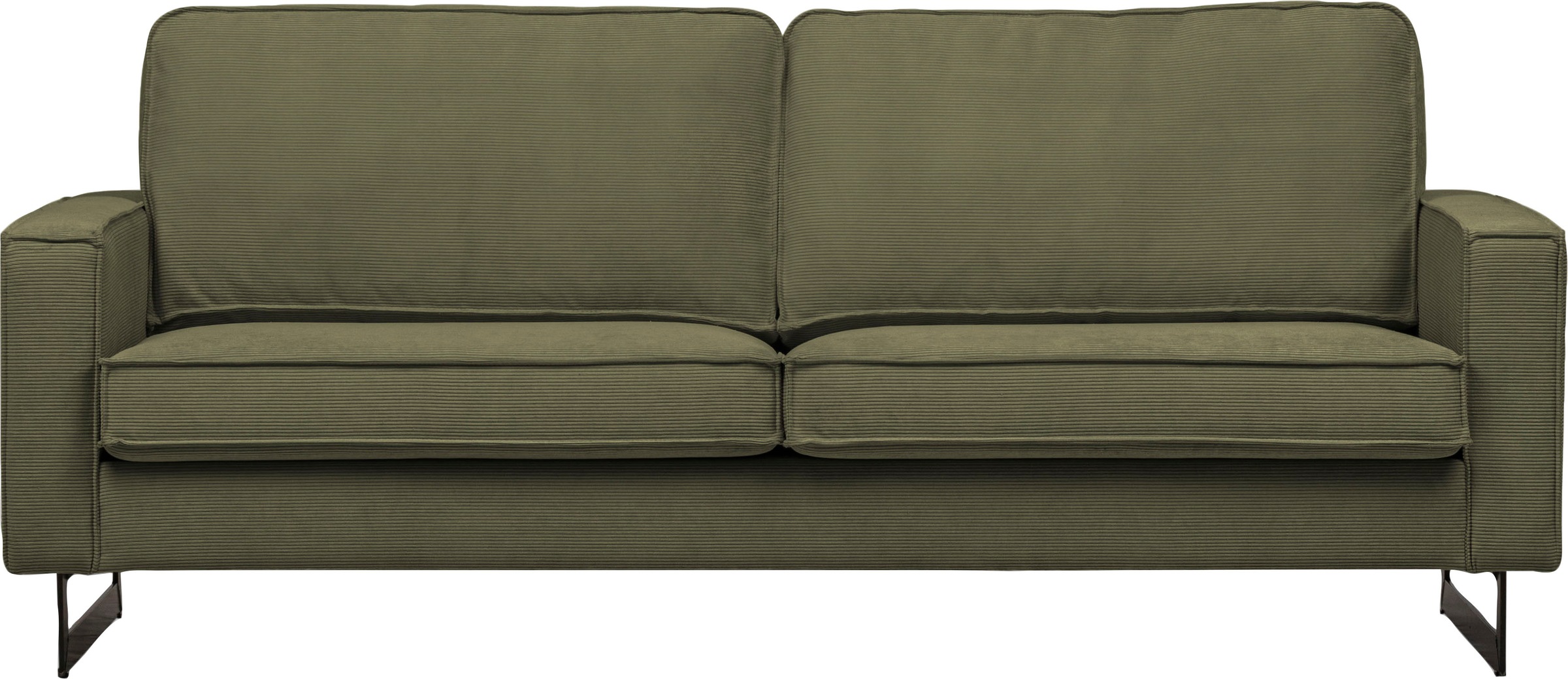 Home affaire 2-Sitzer "Pinto, 166 cm, Cord, Chenille, Lederoptik" mit Keder günstig online kaufen