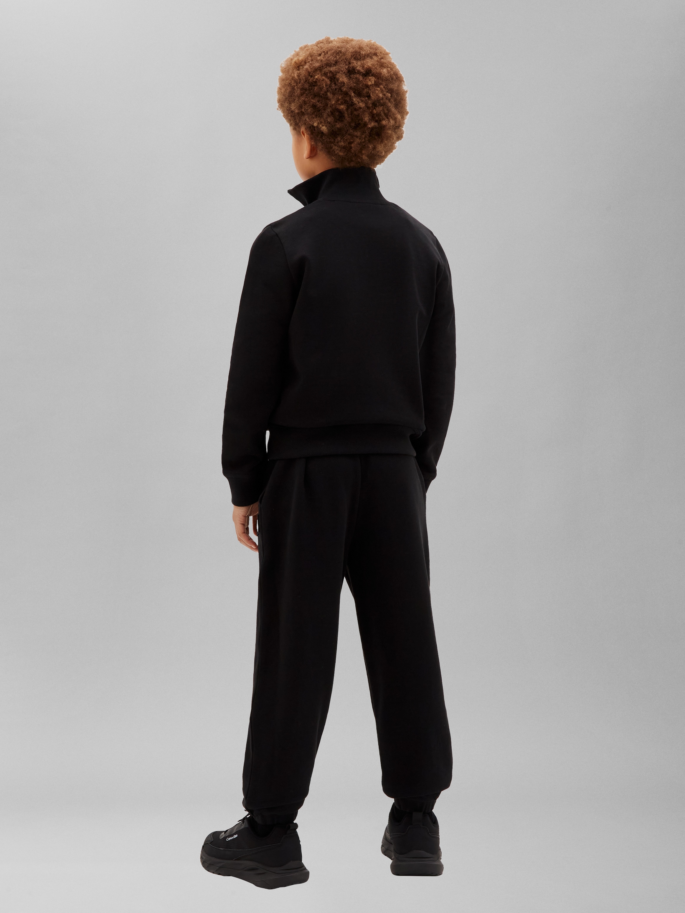 Calvin Klein Jeans Sweathose  Kordelzug am Bund, reine Baumwolle, Logodruck