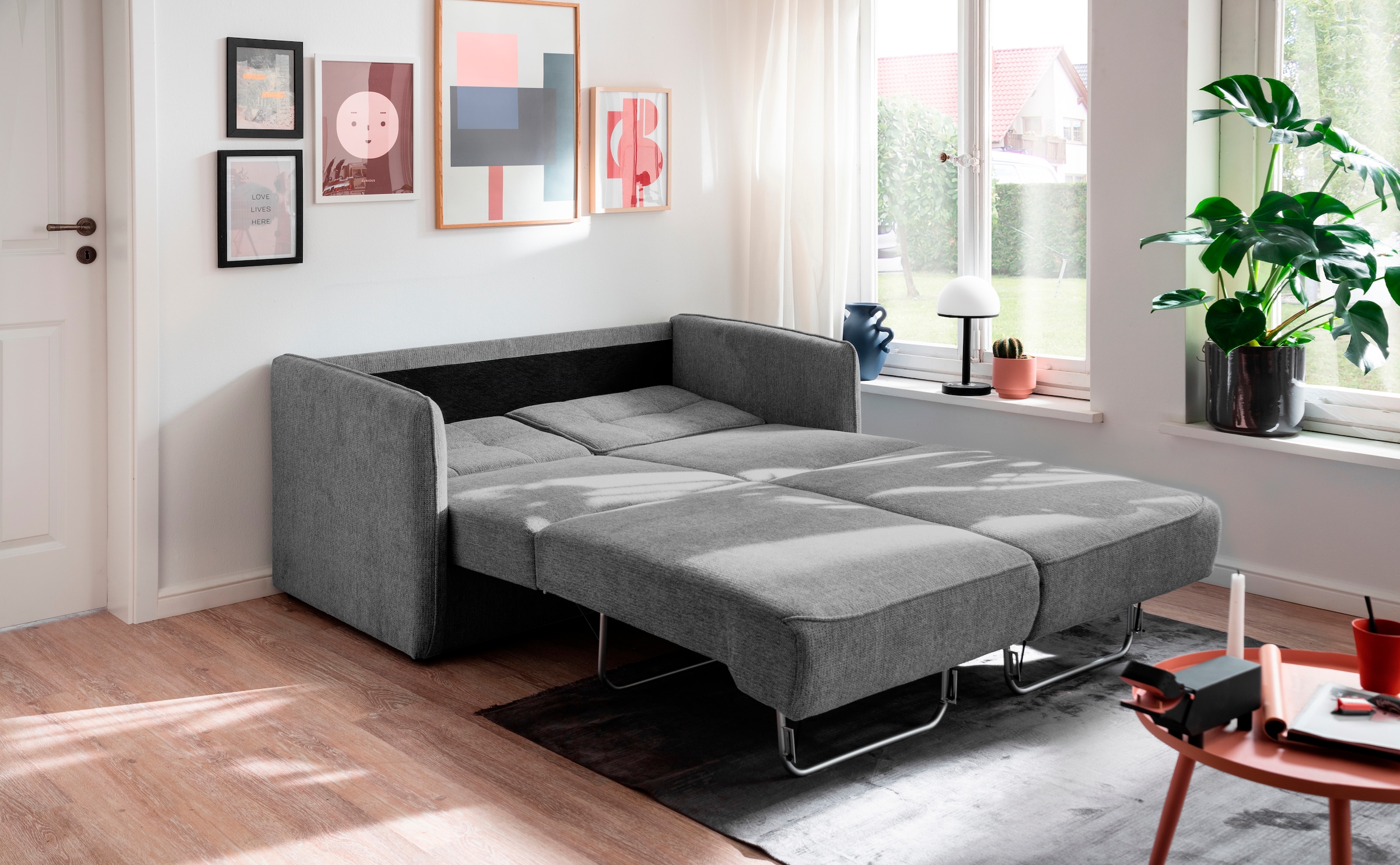 INOSIGN Schlafsofa »Milano«, zwei einzeln ausziehbare Liegefunktionen