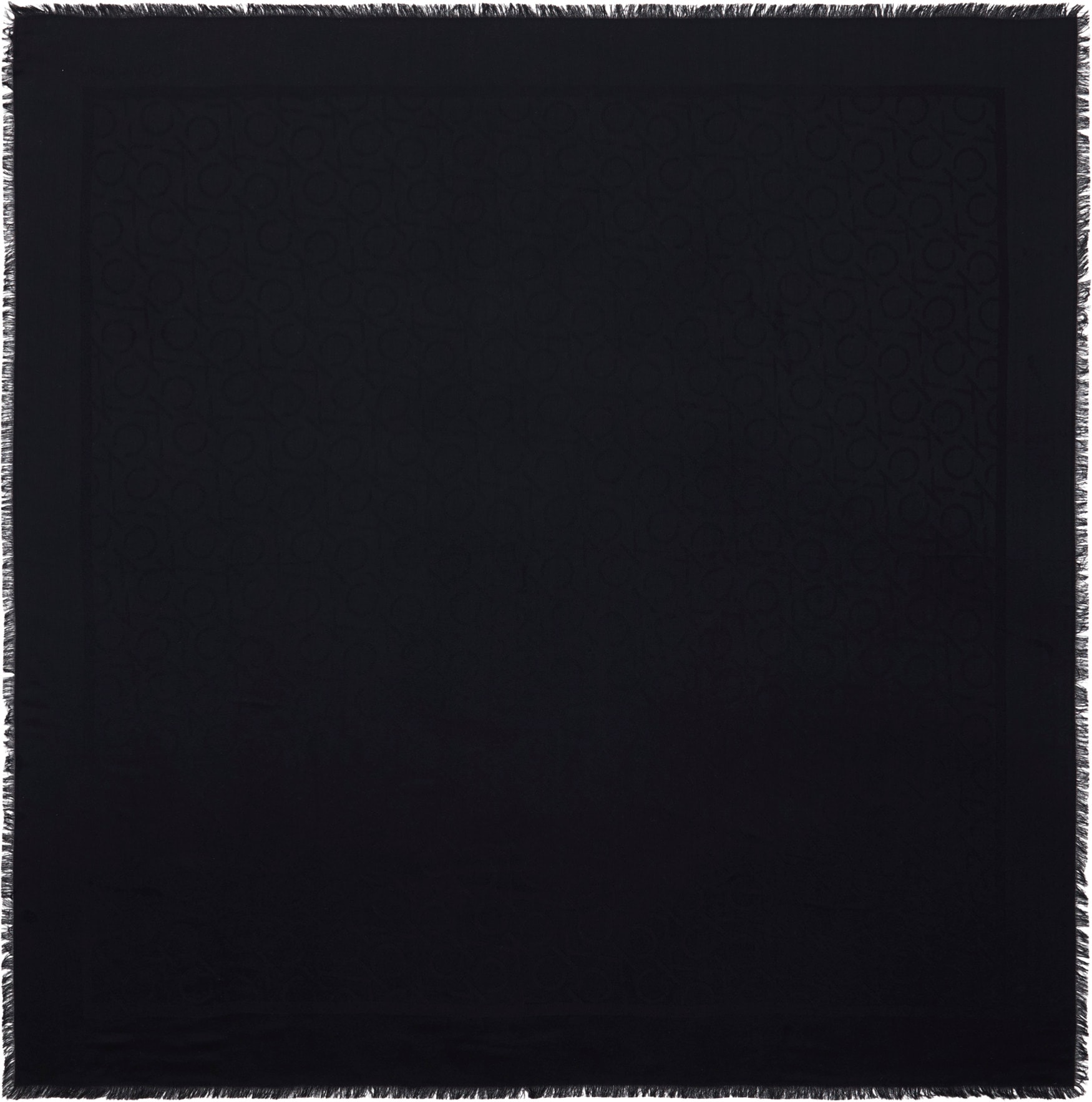 Calvin Klein Schal »SHINY JACQUARD MONOGRAM SQUARE«, mit Logo-Jacquardmuster