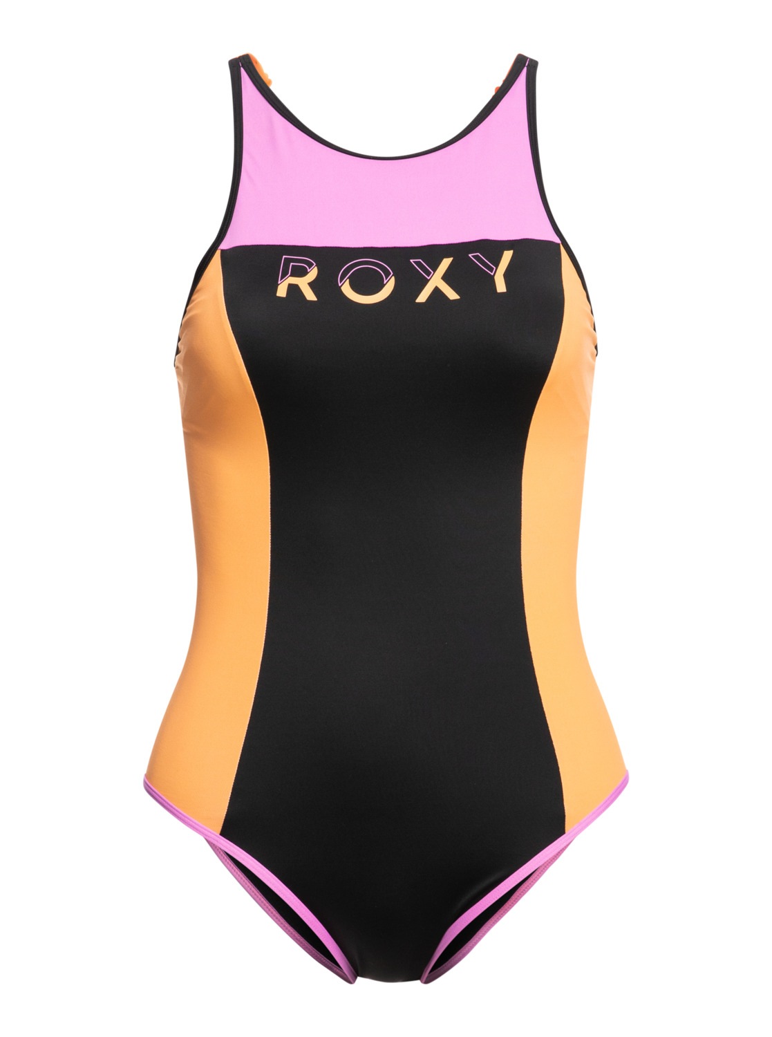 ROXY Badeanzug »Active« Anthracite XL XL Material: Mischgewebe aus recyceltem...