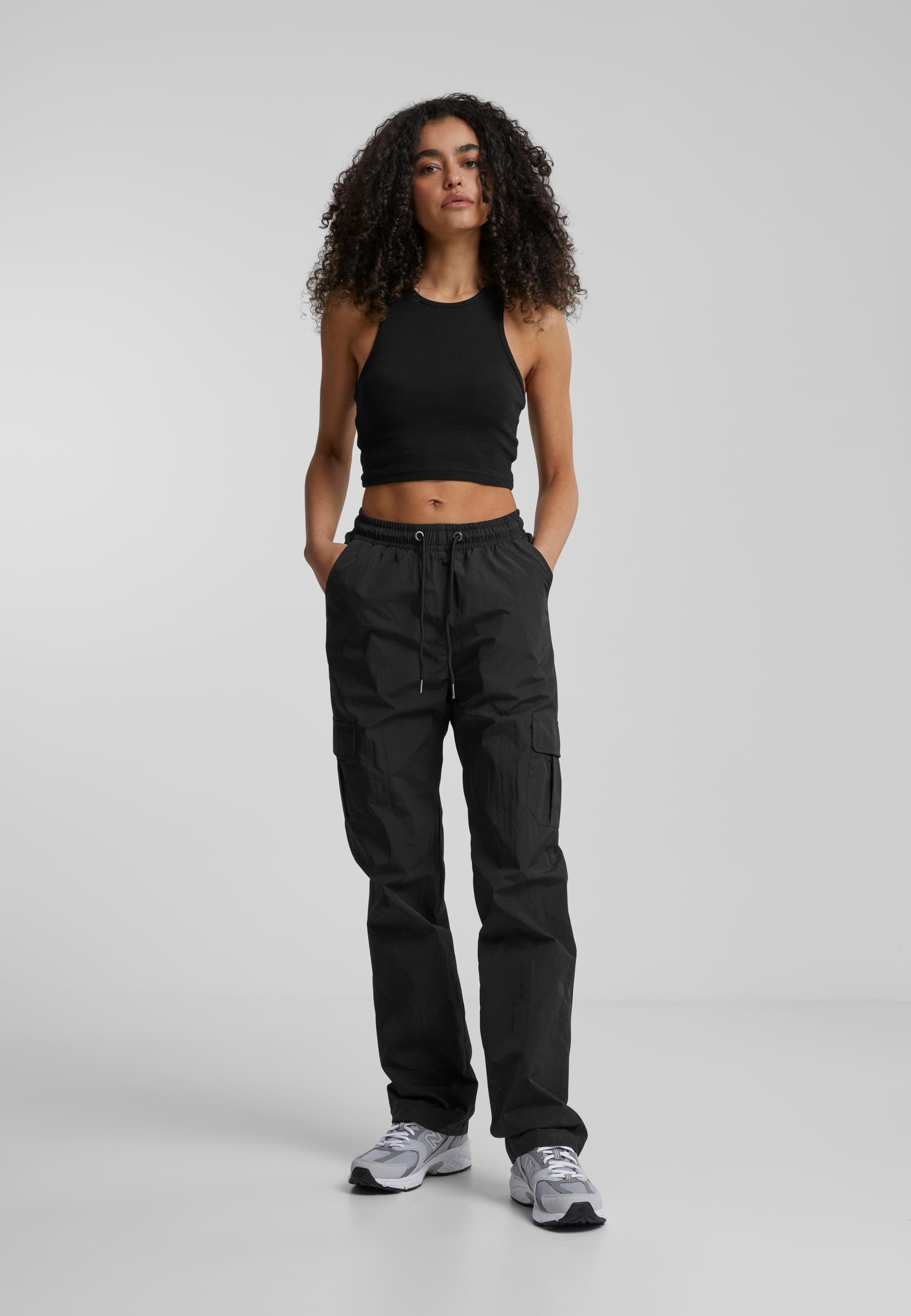 URBAN CLASSICS Cargohose »Urban Classics Damen Ladies Nylon Cargo Pants«