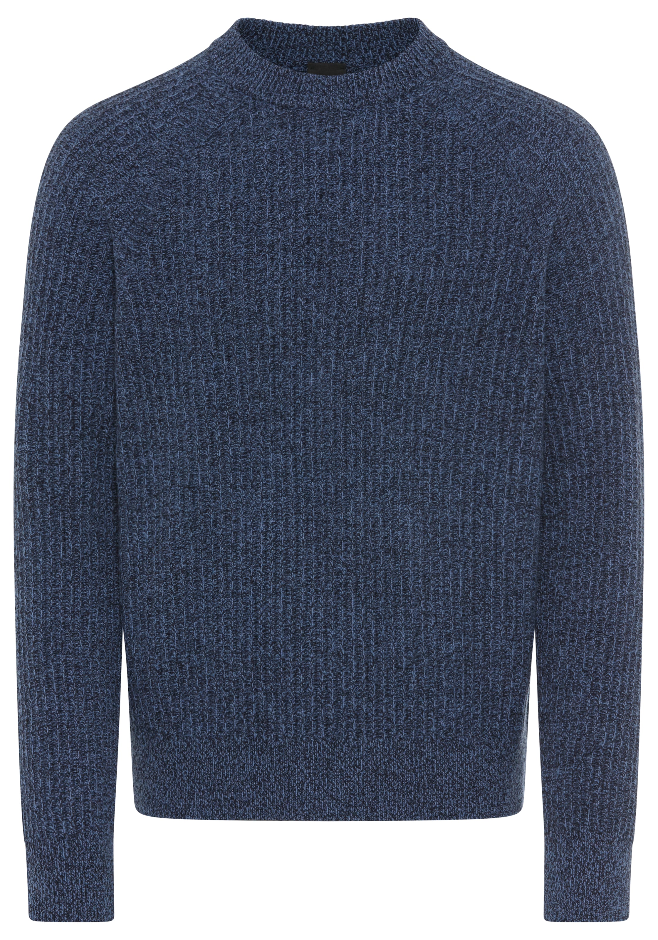 BOSS ORANGE Strickpullover »Klacier« Rundhalsausschnitt, Relaxed Fit, Rippstrick