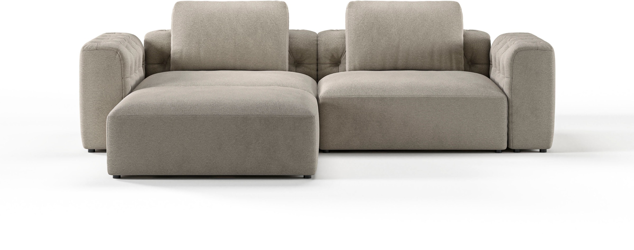 RAUM.ID Ecksofa »Cushid L-Form«, Modulset, bestehend aus 3 Teilen günstig online kaufen