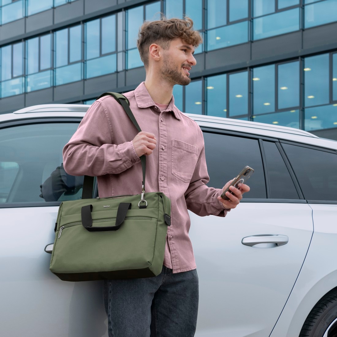 Hama Notebookrucksack »Laptoptasche (34 – 36 cm (13,3 - 14,1“), wasserabweisend, gepolstert)« extralanger Reißverschluss