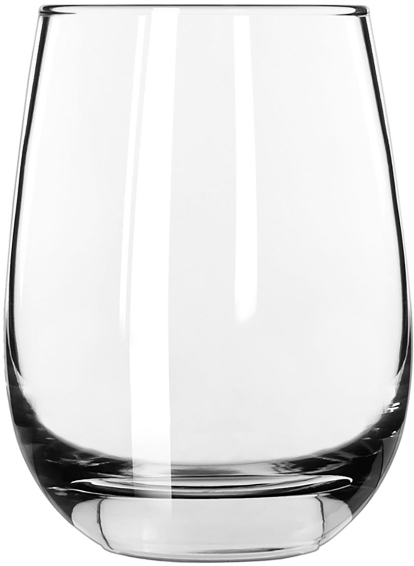 LIBBEY Gläser-Set »Libbey Weinglas, 12er Set -STEMLESS-«, (Set, 12 tlg.), 451 ml, hochwertig verarbeitet, im modernen Design