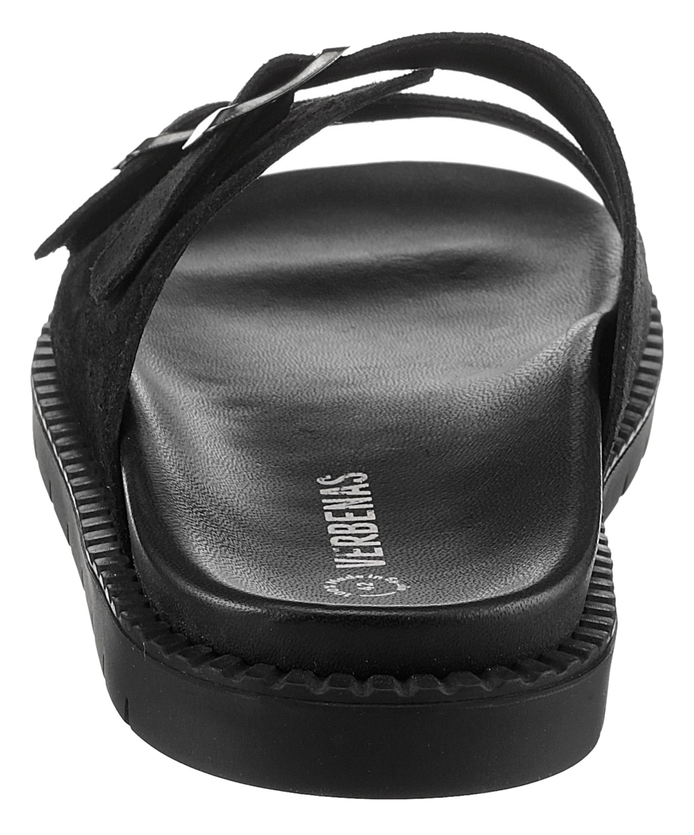 VERBENAS Pantolette »Capri Serraje«, Sommerschuh, Schlappen, Hausschuh, Urlaubschuh aus feinem Leder