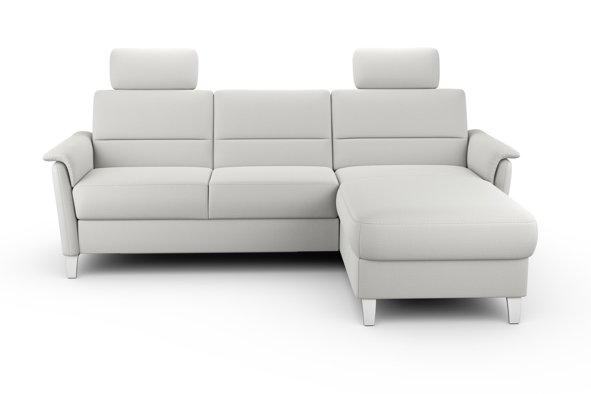 sit&more Ecksofa »Palmera L-Form«, Federkern, wahlweise mit Bettfunktion und mit/ohne Stauraum