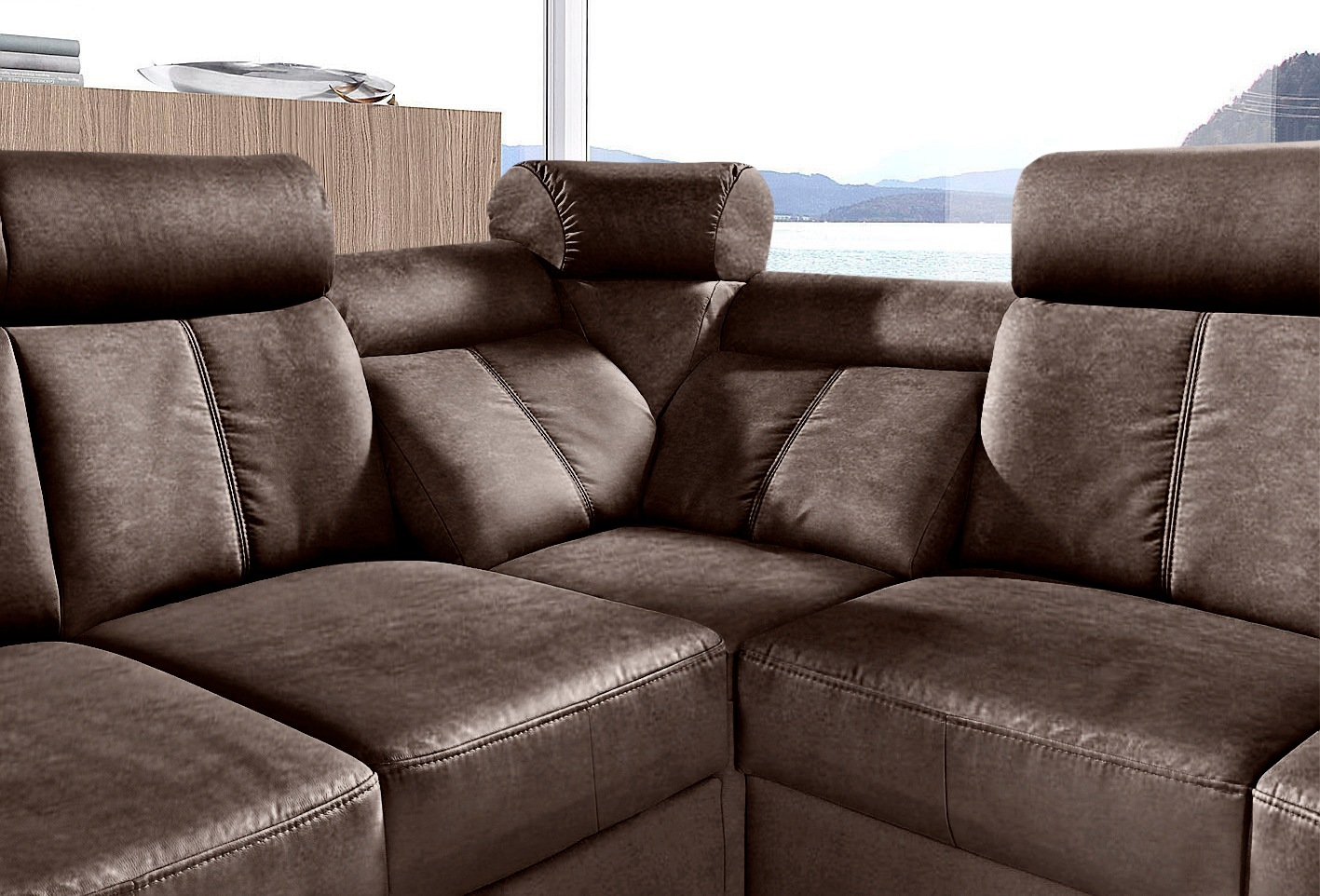 sit&more Ecksofa »Basel L-Form«