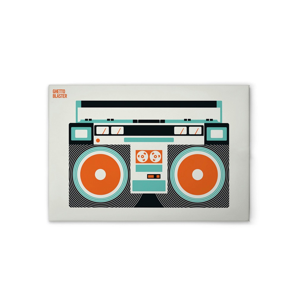 A.S. Création Leinwandbild »Ghetto Blaster - Wandbild Creme Schwarz Keilrah günstig online kaufen