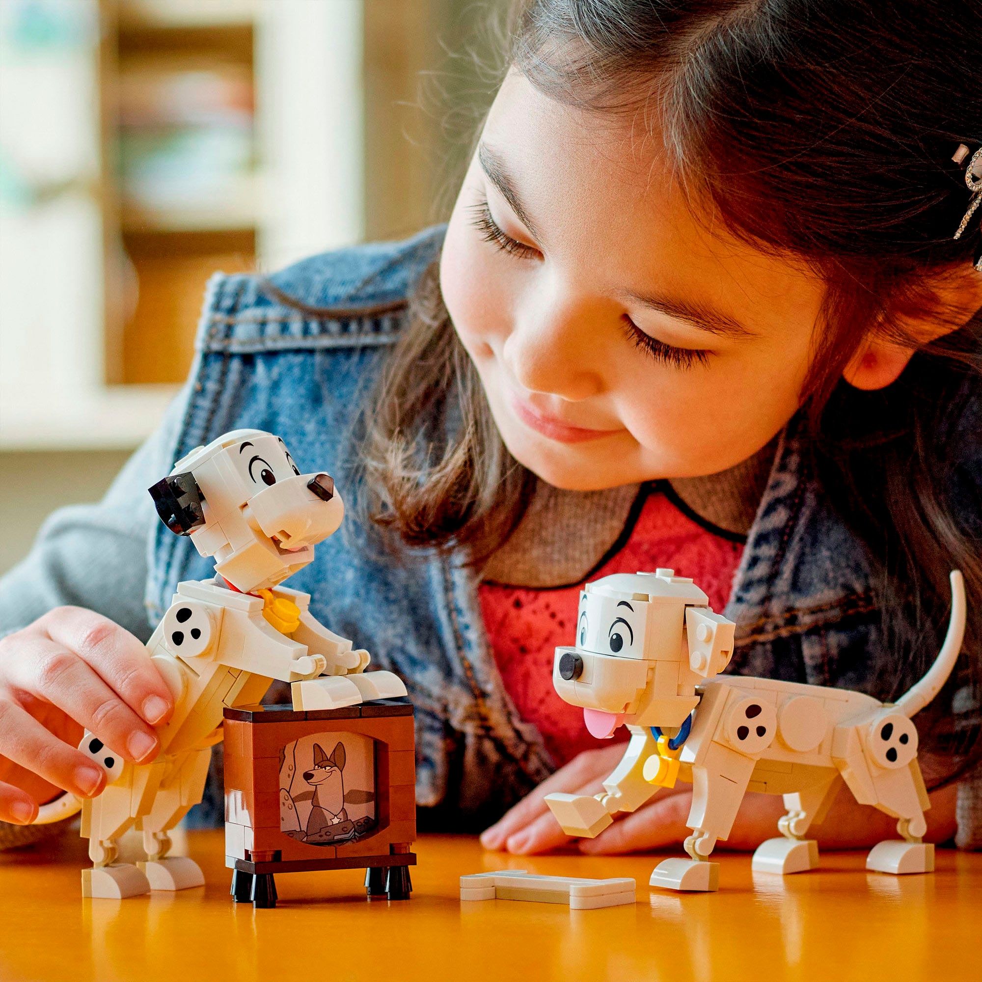 LEGO® Konstruktionsspielsteine »Die Welpen Lucky und Penny aus 101 Dalmatiner (43271)«, (268 St.), LEGO Disney Classic; Made in Europe