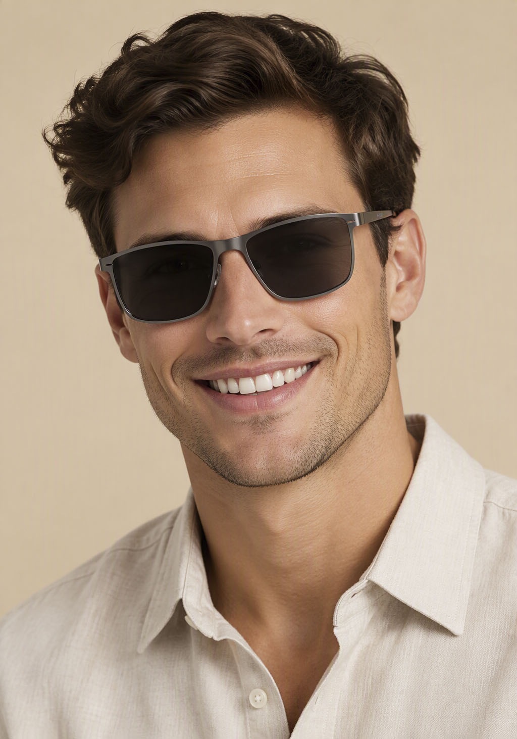 Man's World Sonnenbrille mit matt-anthrazit farbenden Rahmen