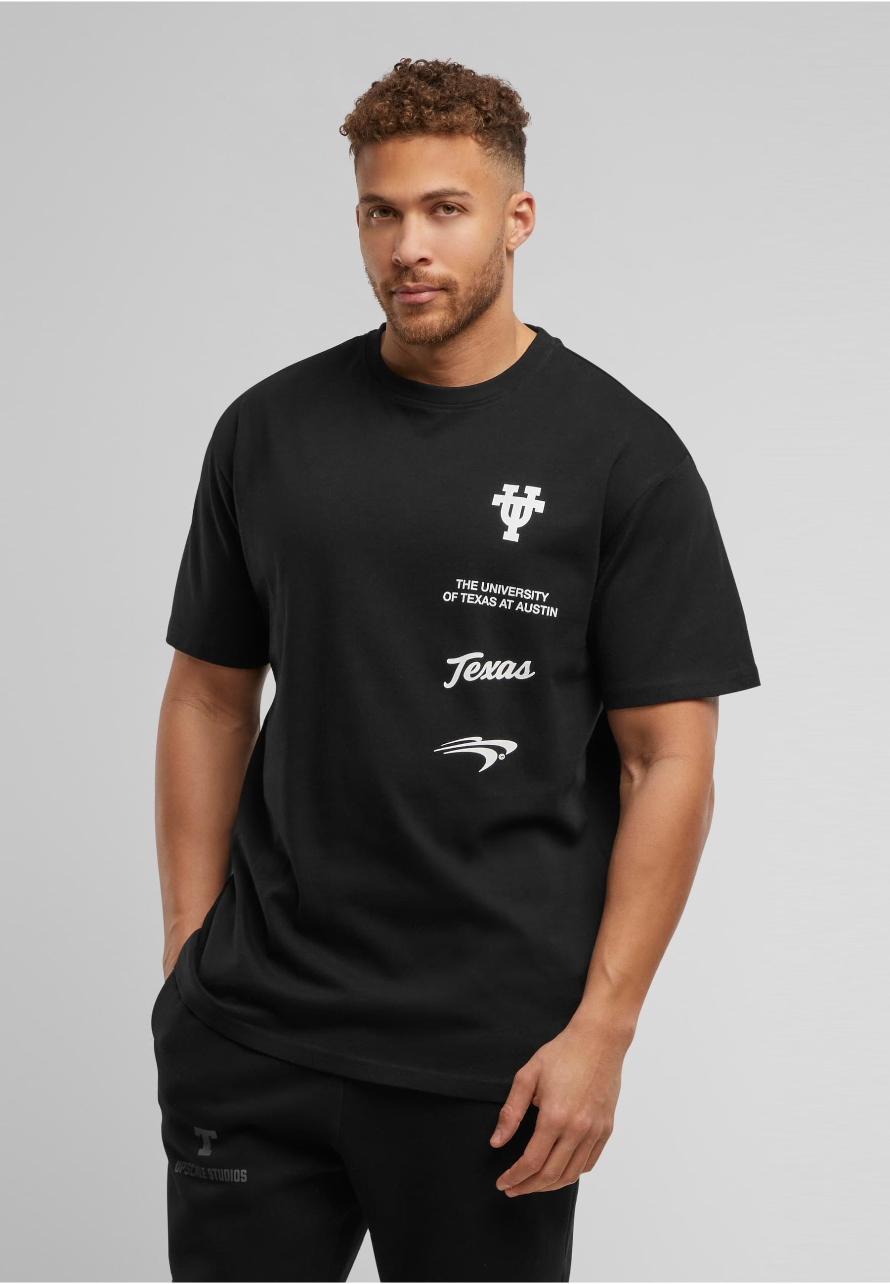 Upscale by Mister Tee T-Shirt »Upscale by Mister Tee Texas Longhorns Leather Oversize Tee« 1 Stk. tlg.