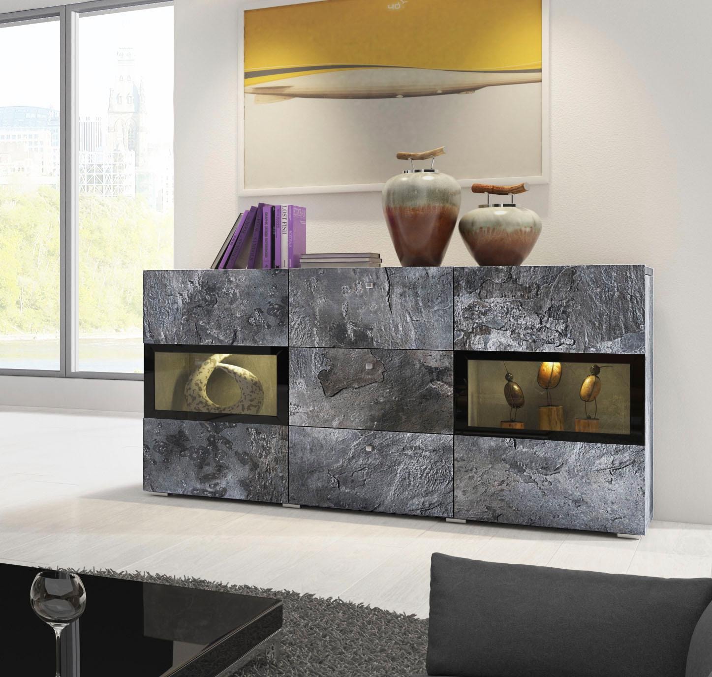 Helvetia Sideboard »Baros«, Breite 132 cm