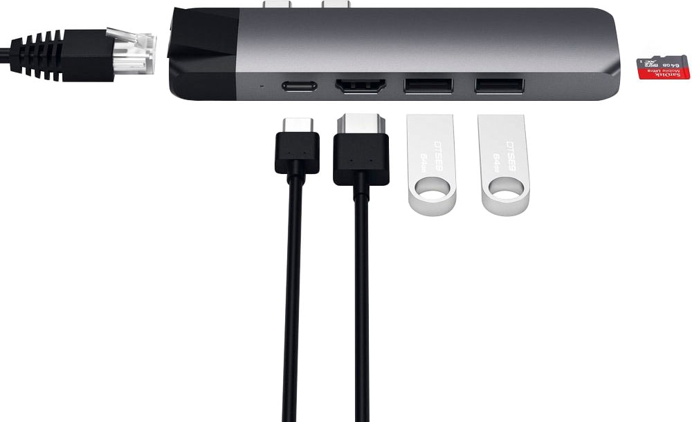 Satechi Adapter »Type-C Pro Hub 4K HDMI mit Ethernet«