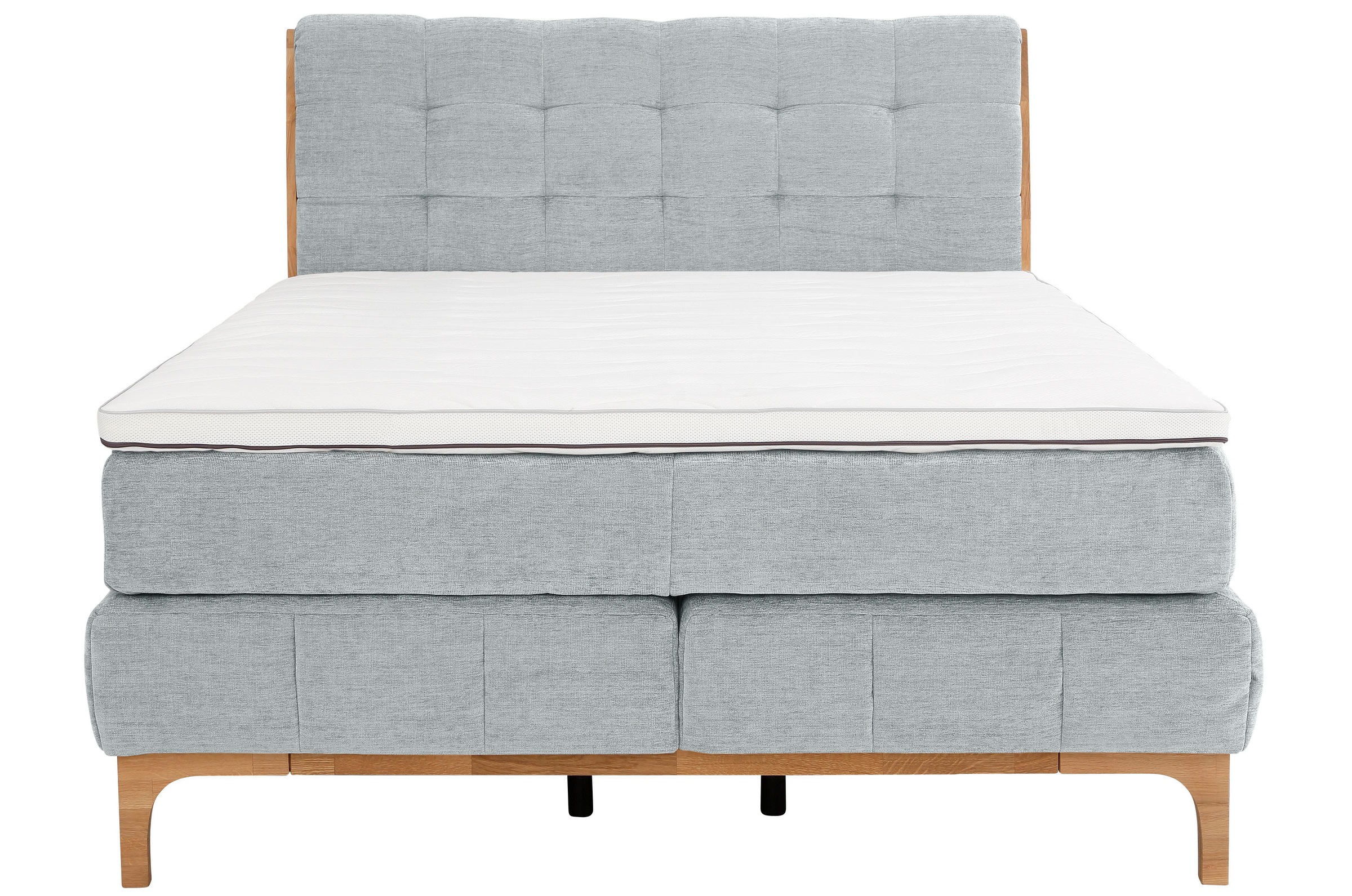 OTTO products Boxspringbett »Jelle«, (5 St.), zertifizierte, recycelte Bezugsstoffe, verschiedene Ausführungen