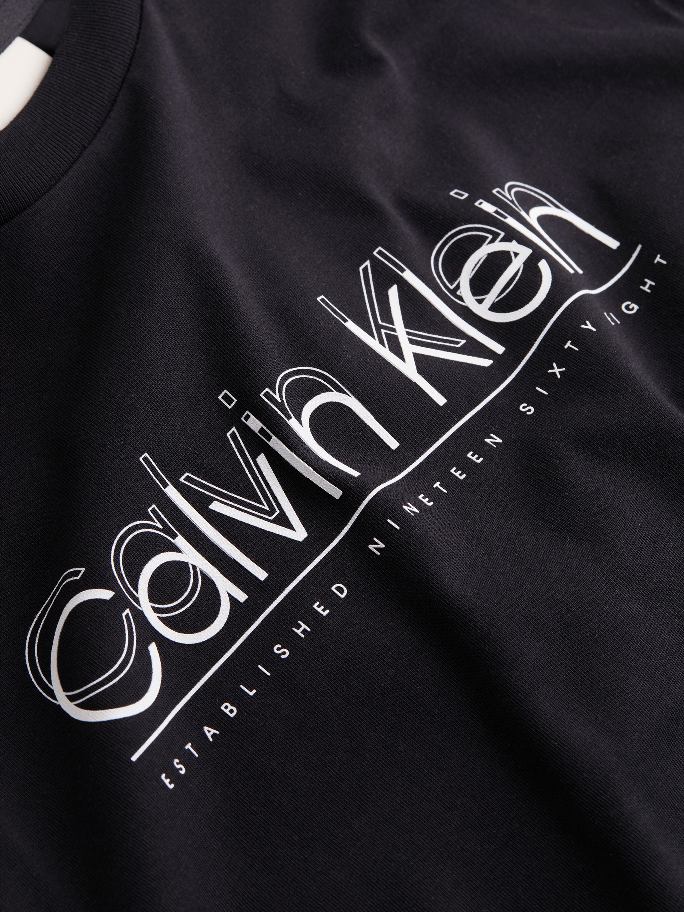 Calvin Klein T-Shirt »CP-DOUBLE LOGO T-SHIRT«, mit großem Logoschriftzug