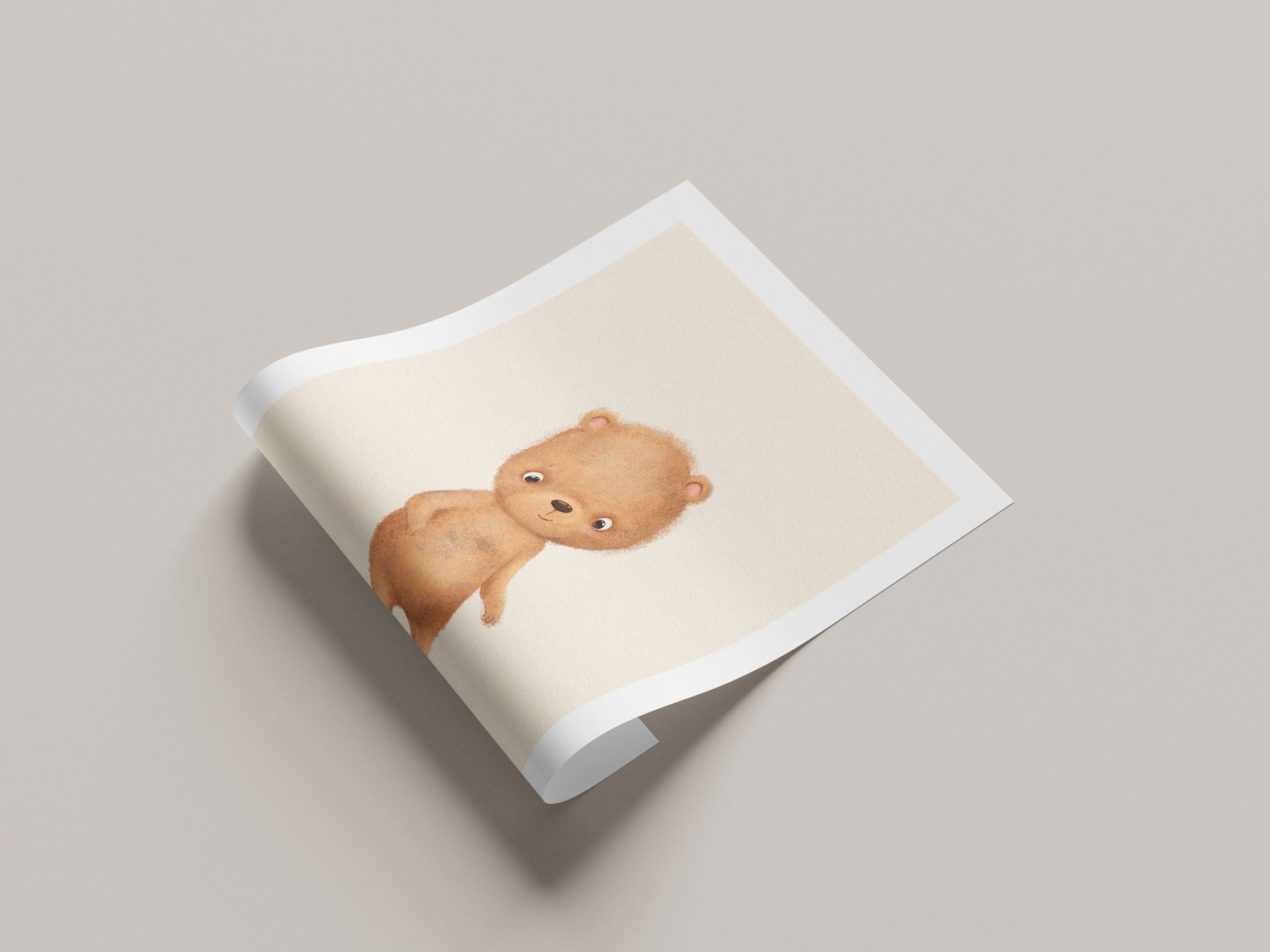 Lüttenhütt Poster »Bär«, Bär-Fantasy-Tiere, (1 St.), HD Premium Druck