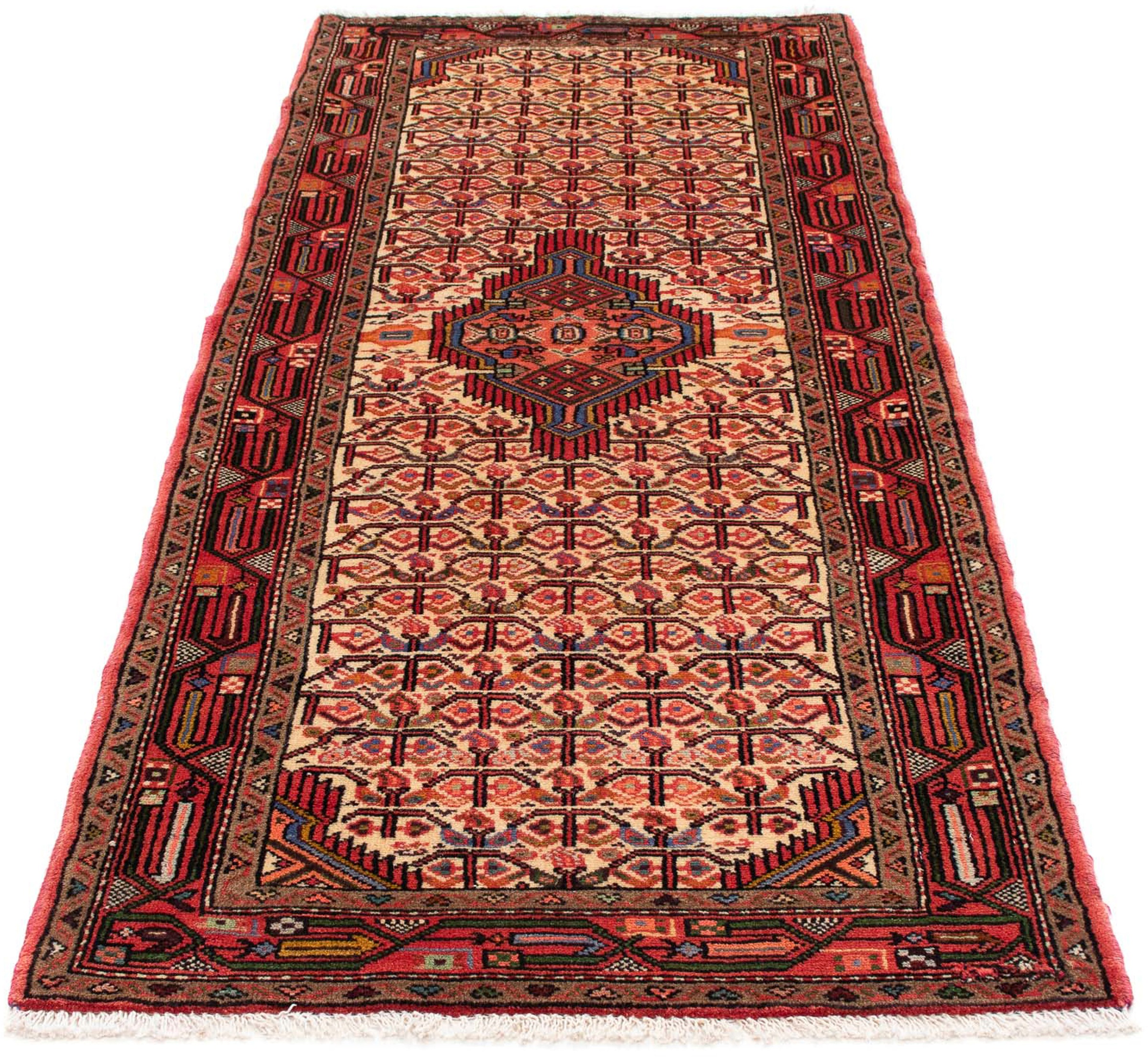 morgenland Orientteppich »Perser - Nomadic - 204 x 83 cm - hellrot«, rechte günstig online kaufen