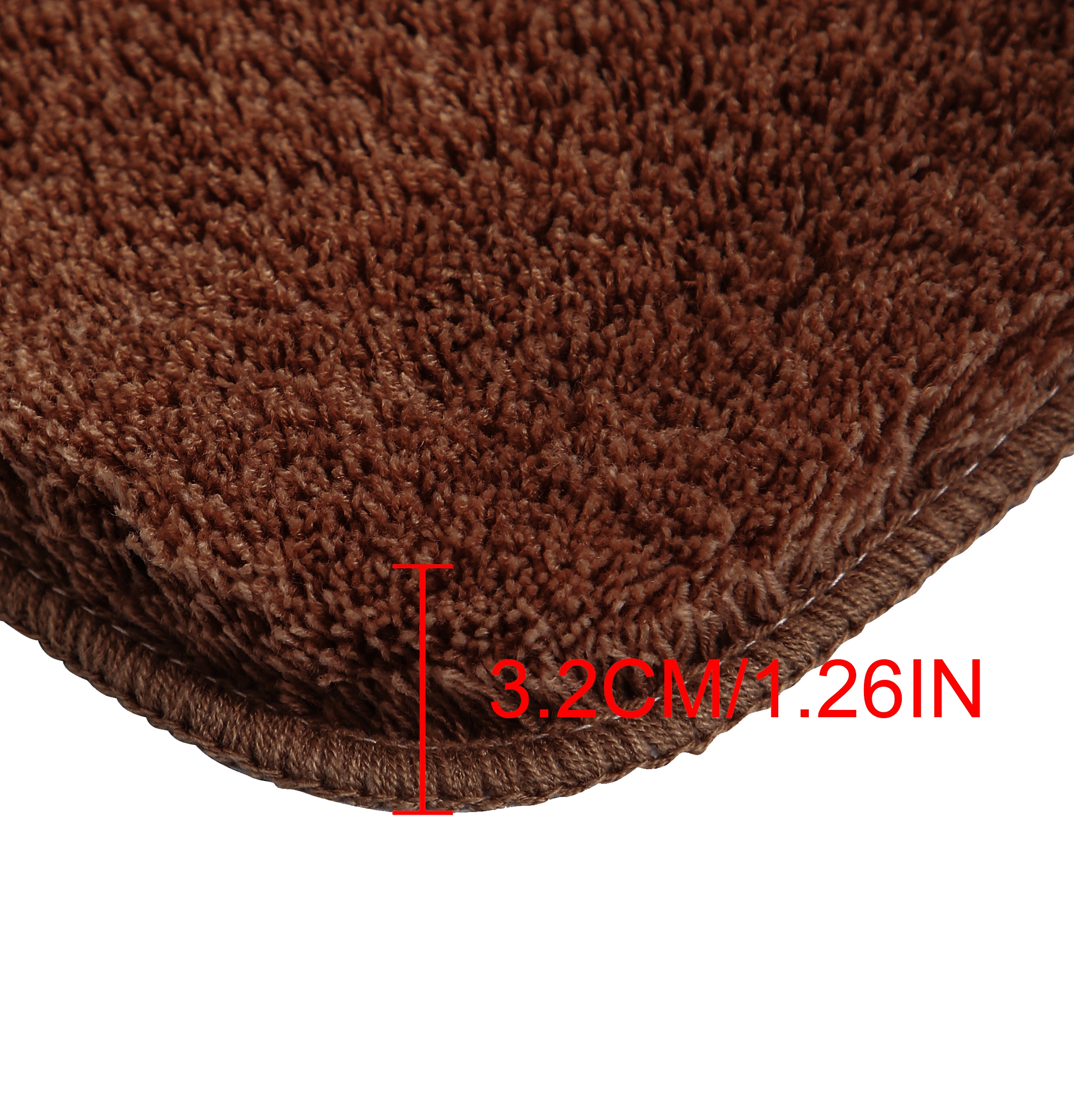 my home Badematte »Merida, Badvorleger, Badezimmer Teppich«, rutschhemmend beschichtet, fußbodenheizungsgeeignet-schnell trocknend-strapazierfähig, Badteppich, Uni Farben, rechteckig, rund & als 2-tlg. Set erhältlich