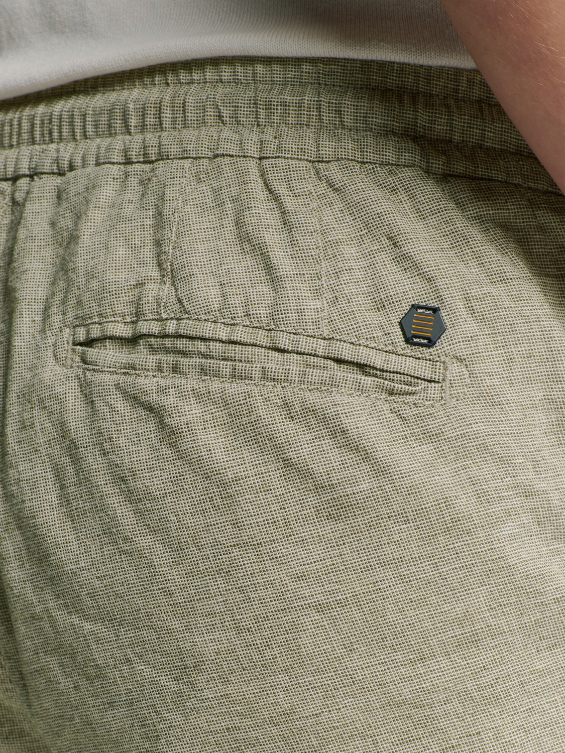 NO EXCESS Chinohose »No Excess Leinen Shorts«