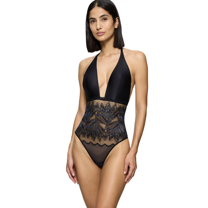 TRIUMPH Body »Crazy Stupid Love BS« Spitze, Neckholder, ohne Bügel, tiefer Rückenausschnitt BLACK S - N-Gr N-Gr S Damen-Body von Triumph