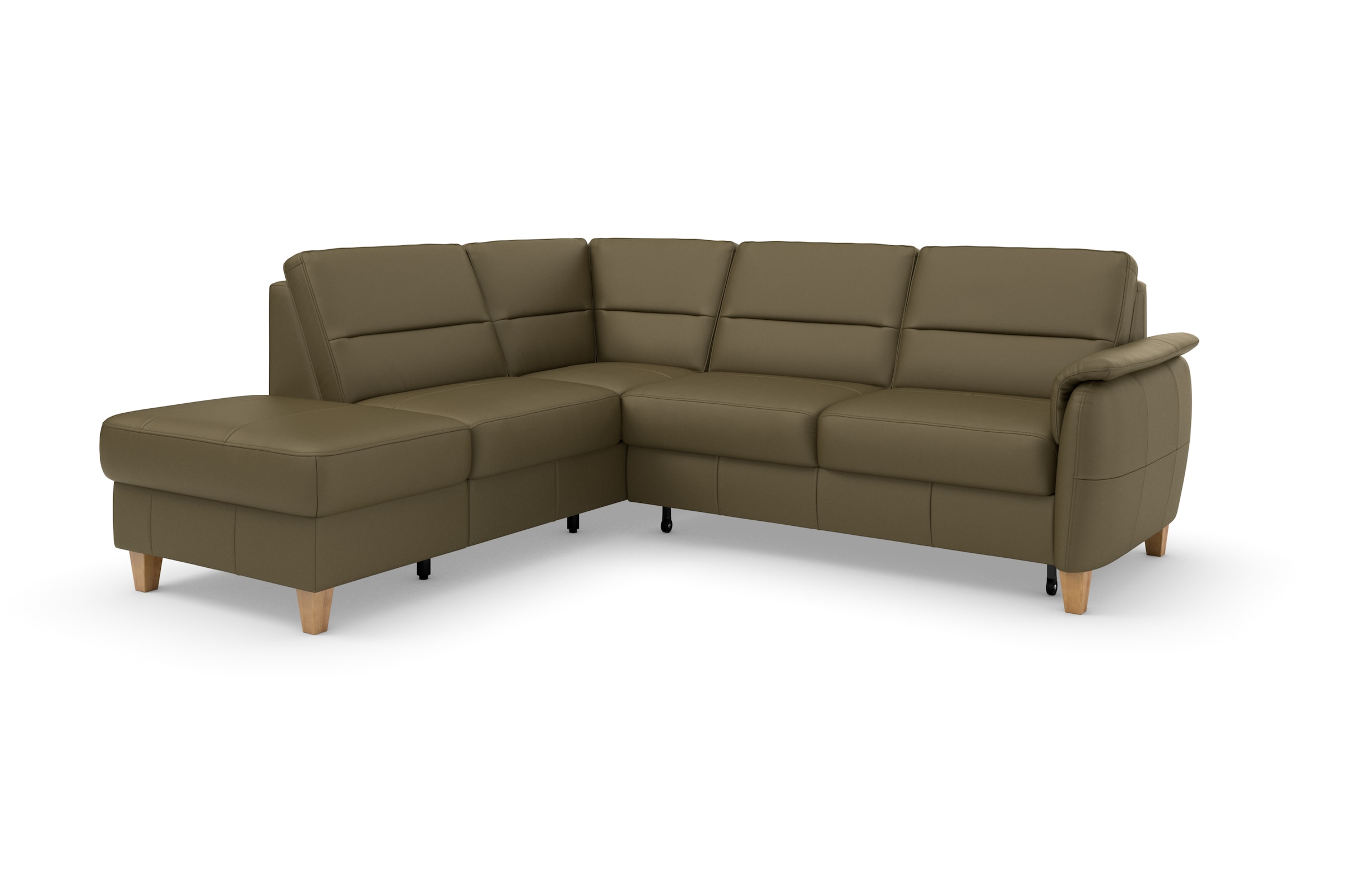 Home affaire Ecksofa »Palmera L-Form«, Federkern, wahlweise mit Bettfunktion und mit/ohne Stauraum