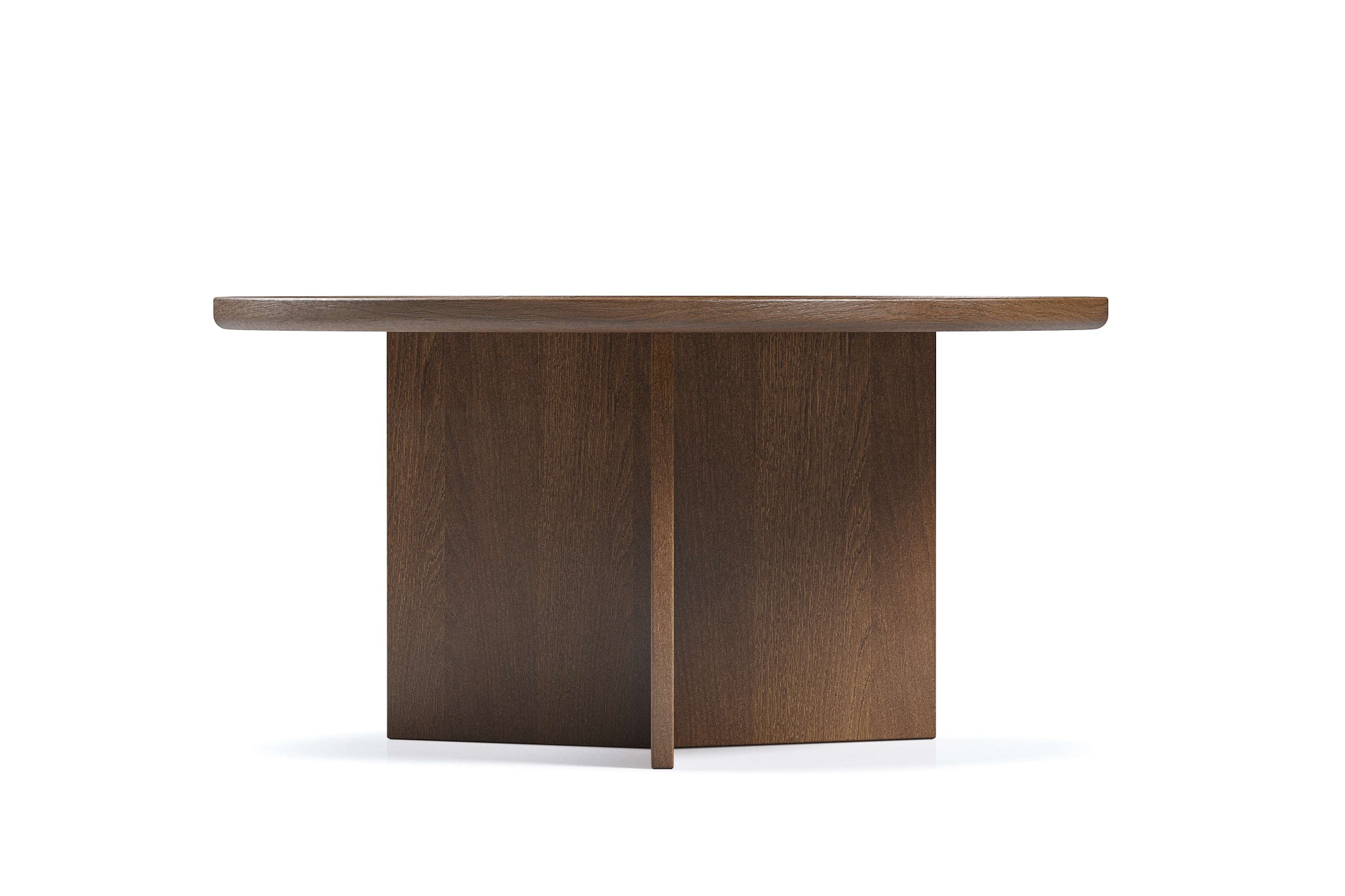 Woodman Couchtisch »Cala« 83/83/42 cm,  Breite 83 cm, rund, Tischplatte aus massiver Eiche, FSC® zertifiziert