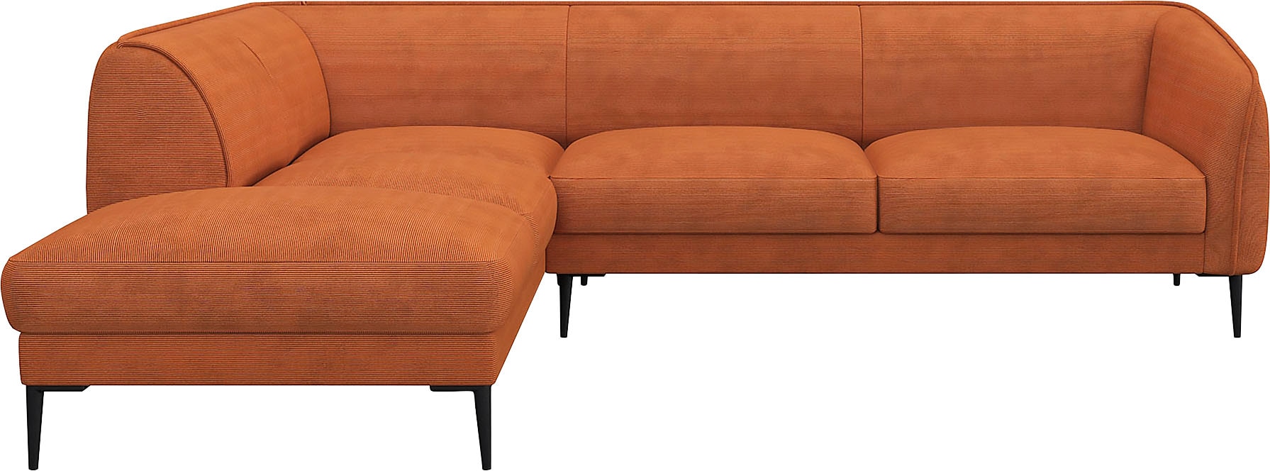 FLEXLUX Ecksofa »Belle Designsofa, L-Form, B/T 268/209 cm«, Skandinavisches günstig online kaufen