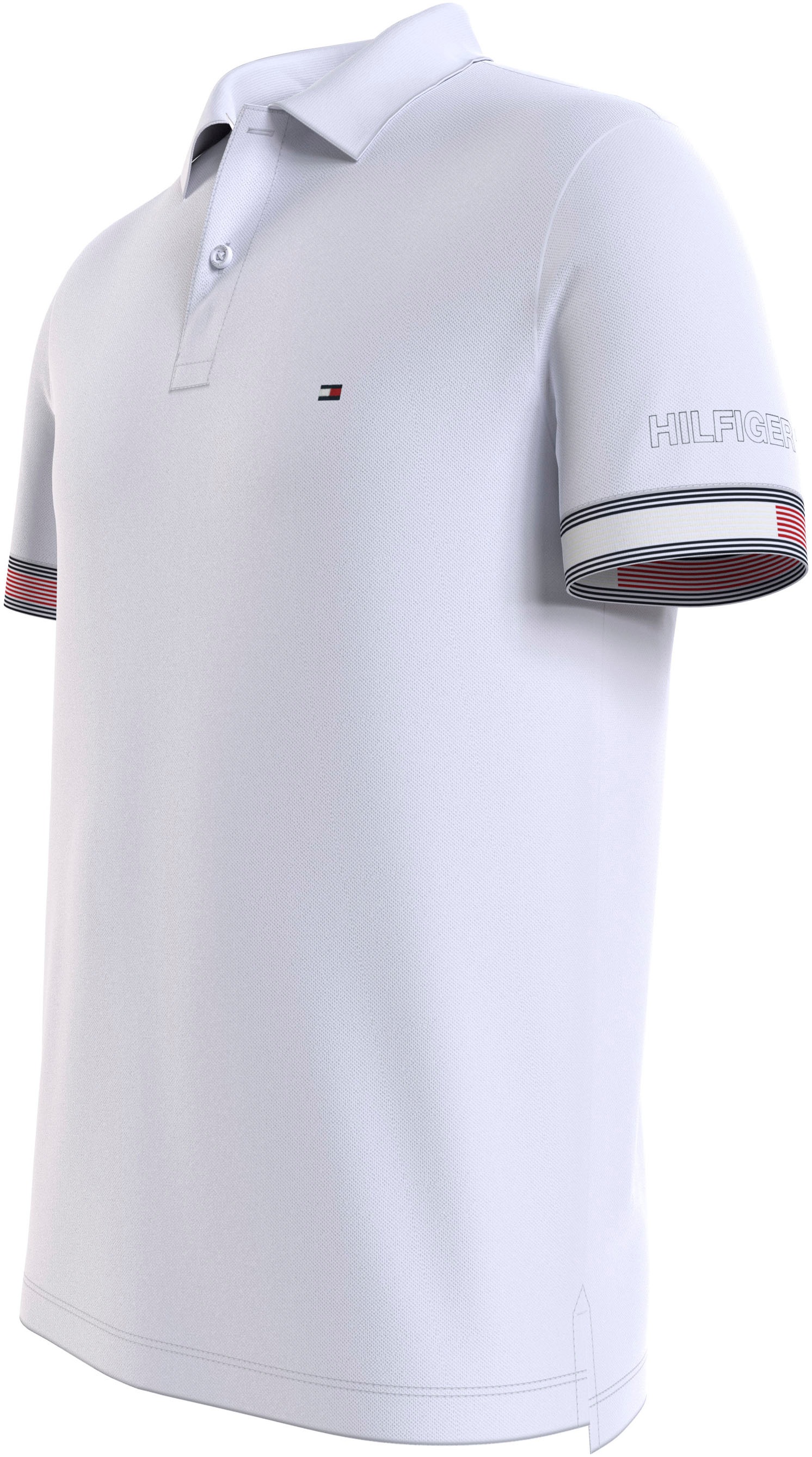 Tommy Hilfiger Poloshirt »FLAG CUFF SLIM POLO«