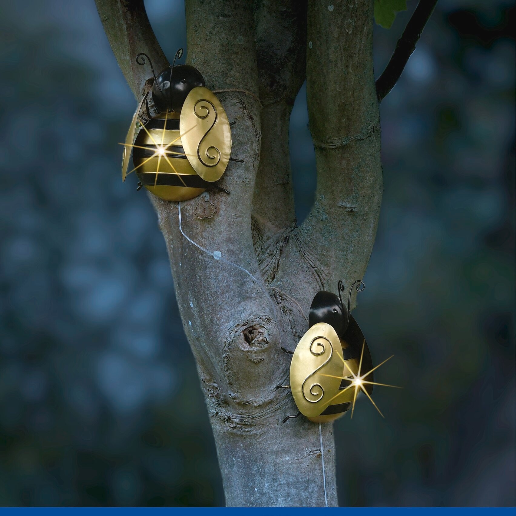 Maximex LED Gartenleuchte »Modell Biene« Warmweiß solarbetriebene Gartendekoration, leuchtet bis zu 10 Stunden