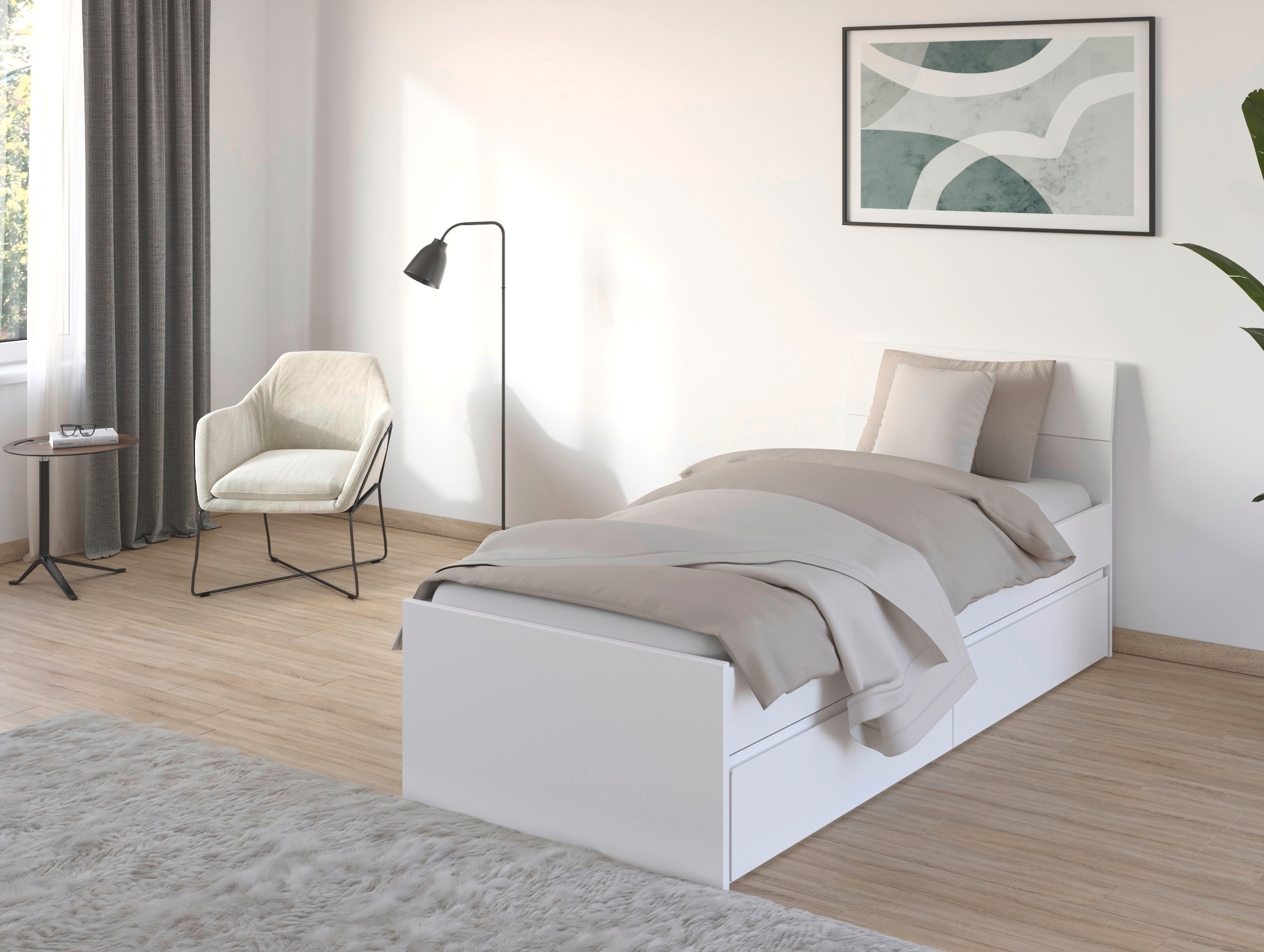rauch Stauraumbett »Bett Einzelbett Doppelbett Stauraum JOEL«, mit Bettschubkästen für zusätzlichen Stauraum MADE IN GERMANY