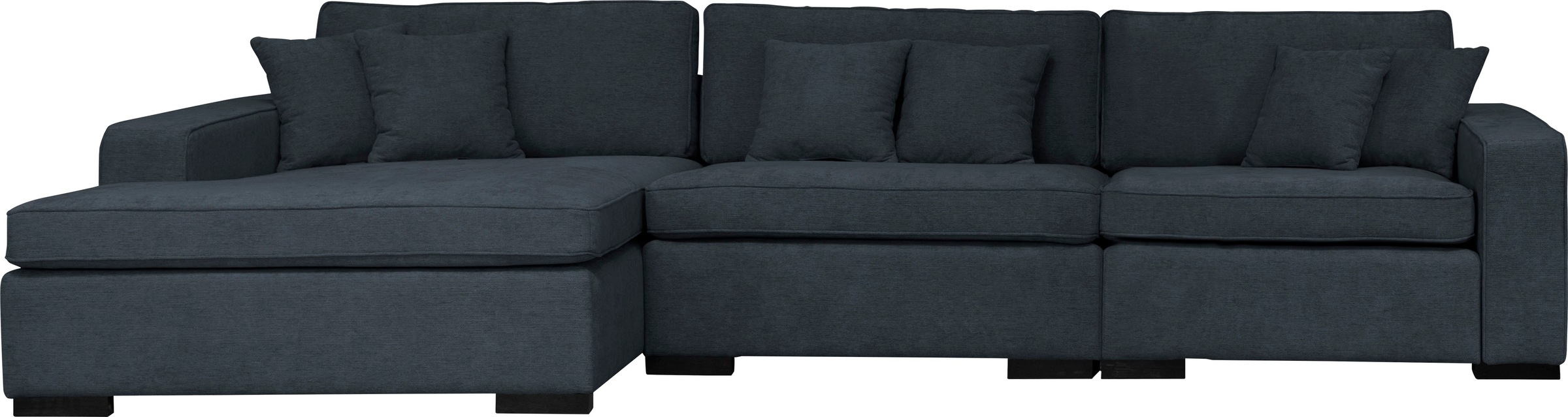 Home affaire Ottomane »Skara L-Form«, Lounge-Sofa mit Federkernpolsterung, günstig online kaufen