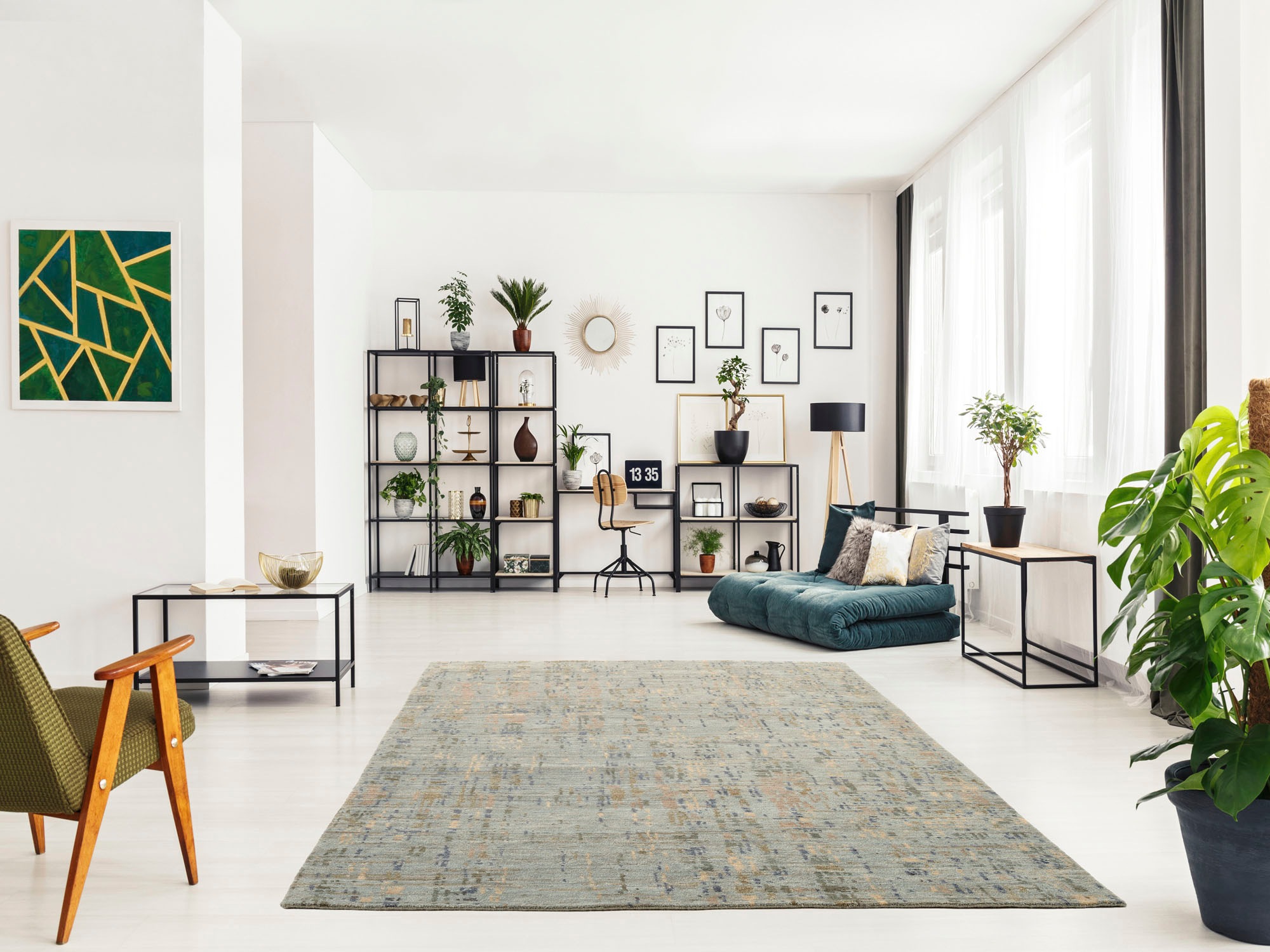 OCI DIE TEPPICHMARKE Teppich »HIMALI CHUSA«, rechteckig, 5 mm Höhe, Wohnzimmer