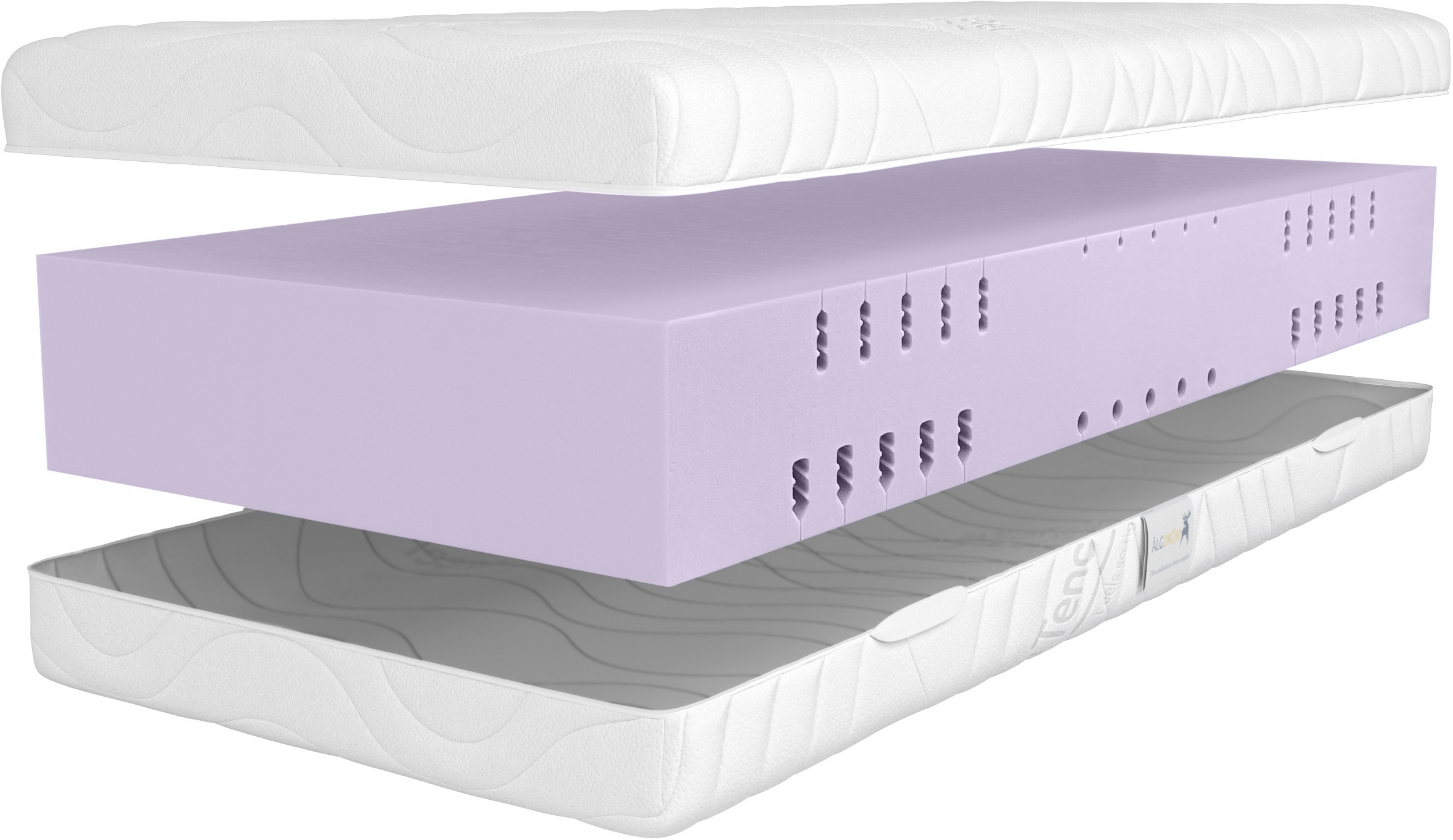 OTTO home Kaltschaummatratze »NEUHEIT, PREMIUM Tornby, 90x200 cm, 140x200 cm & mehr, atmungsaktiv« 27 cm hoch Raumgewicht: 39 kg/m³ 1 Stk. tlg. Wendematratze H2+3/H3+4/H4+5, ergonomisch, langlebige Qualität (RG 39)