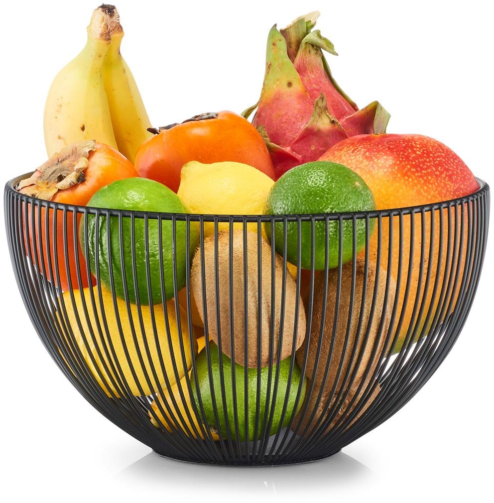 Zeller Present Obstschale 1 Stk. aus Metall in klarem Design günstig online kaufen